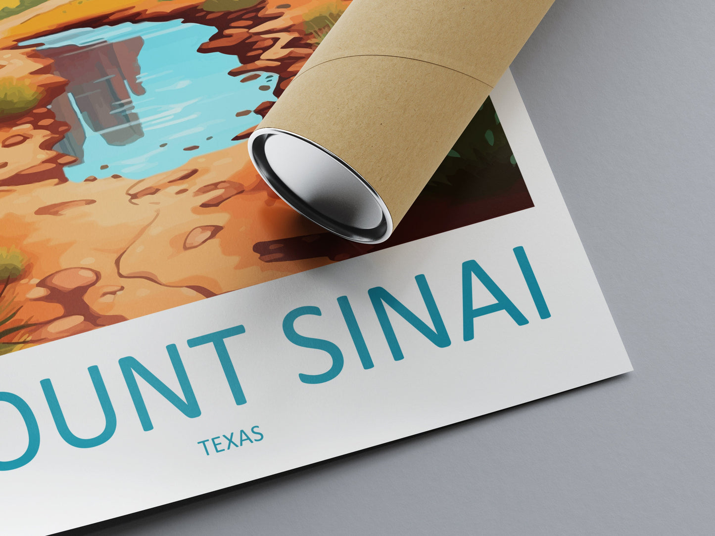 Mount Sinai Travel Print Wall Art Mount Sinai Wall Hanging Home Décor Mount Sinai Gift Art Lovers Texas Art Lover Gift Texas