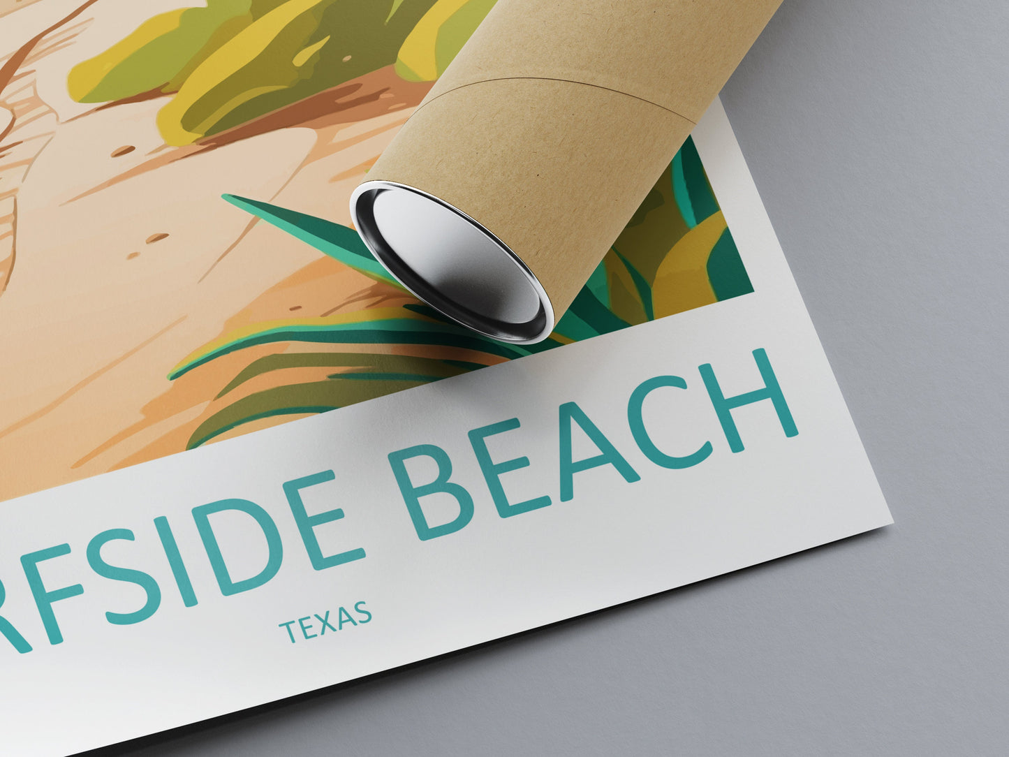 Surfside Beach Travel Print Wall Art Surfside Beach Wall Hanging Home Décor Surfside Beach Gift Art Lovers Texas Art Lover Gift