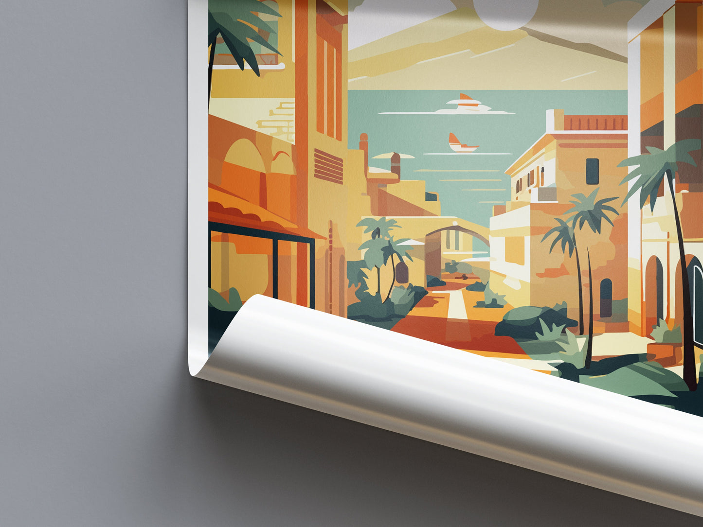 Canary Islands Travel Print Wall Art Canary Islands Wall Hanging Home Décor Canary Islands Gift Art Lovers Spain Art Lover Gift