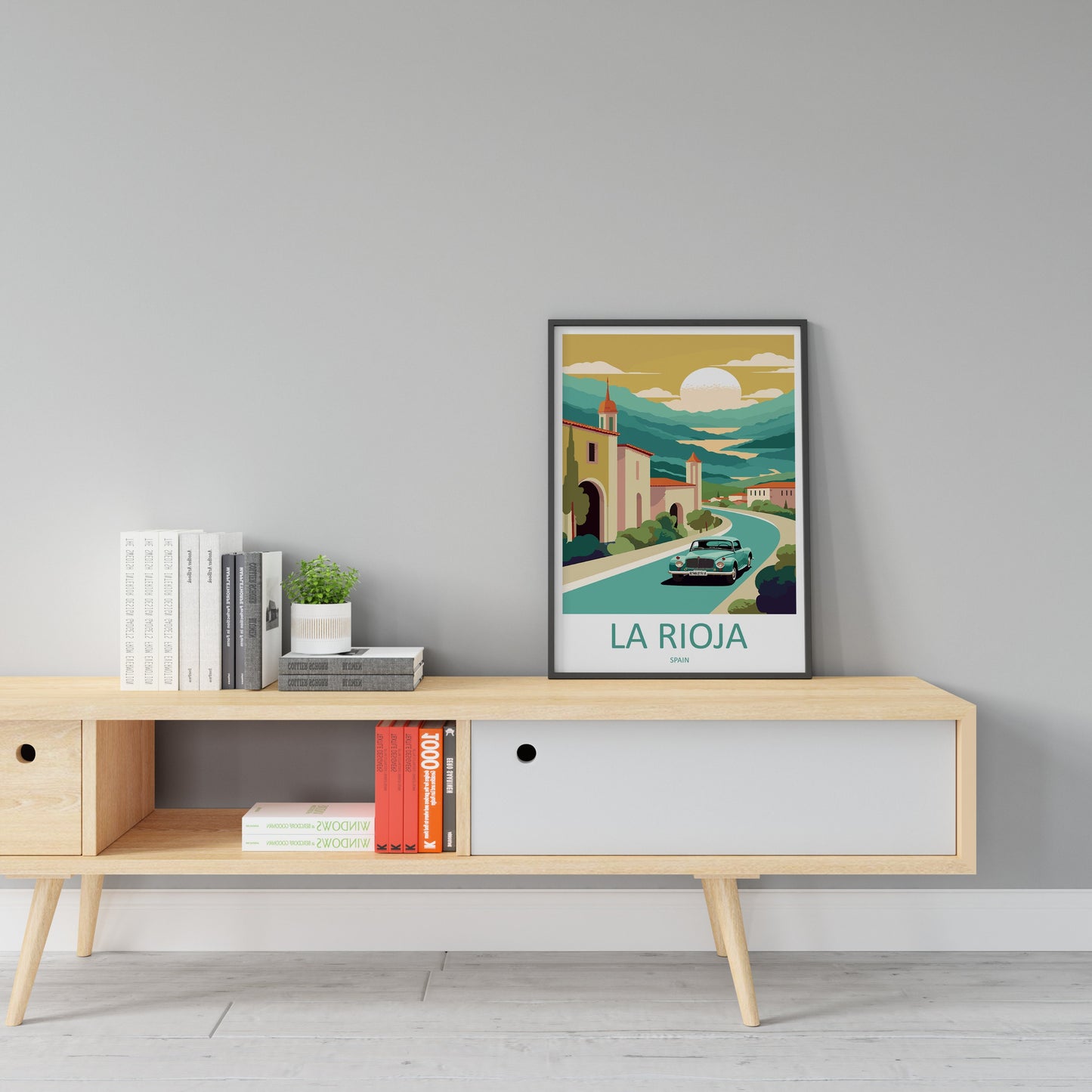 La Rioja Travel Print Wall Art La Rioja Wall Hanging Home Décor La Rioja Gift Art Lovers Spain Art Lover Gift La Rioja Print Spain Wall Art
