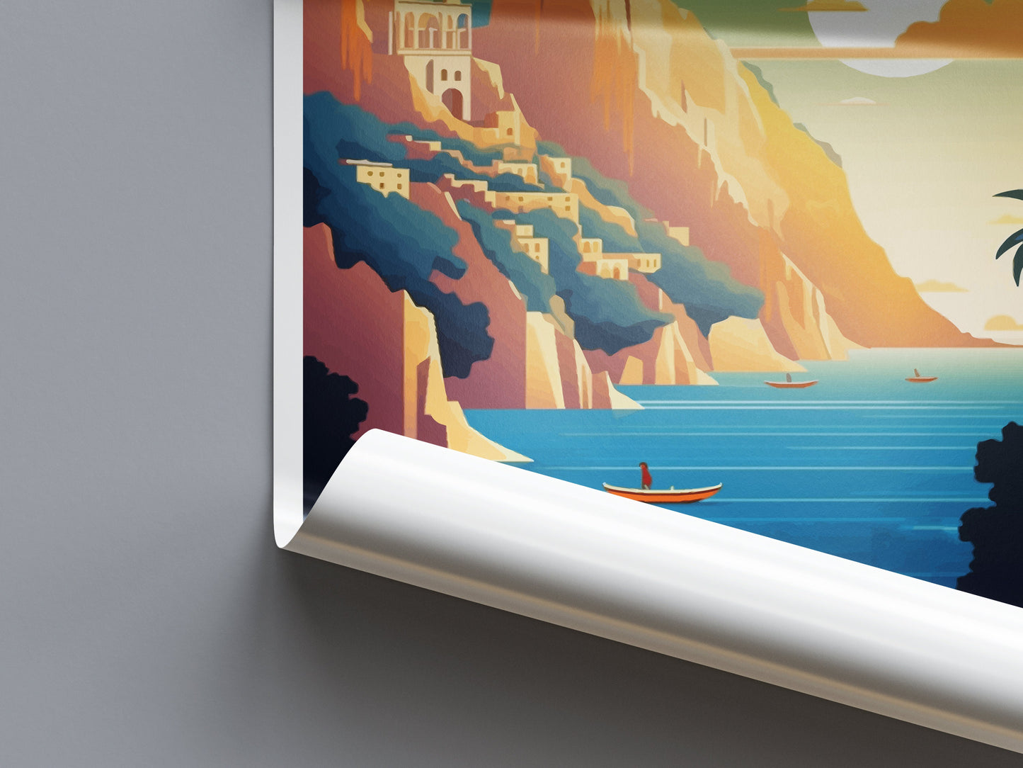 Capri Travel Print Wall Art Capri Italy Wall Hanging Home Decoration Capri Gift Art Lovers Wall Art Print Capri Italy Art Capri Art Print