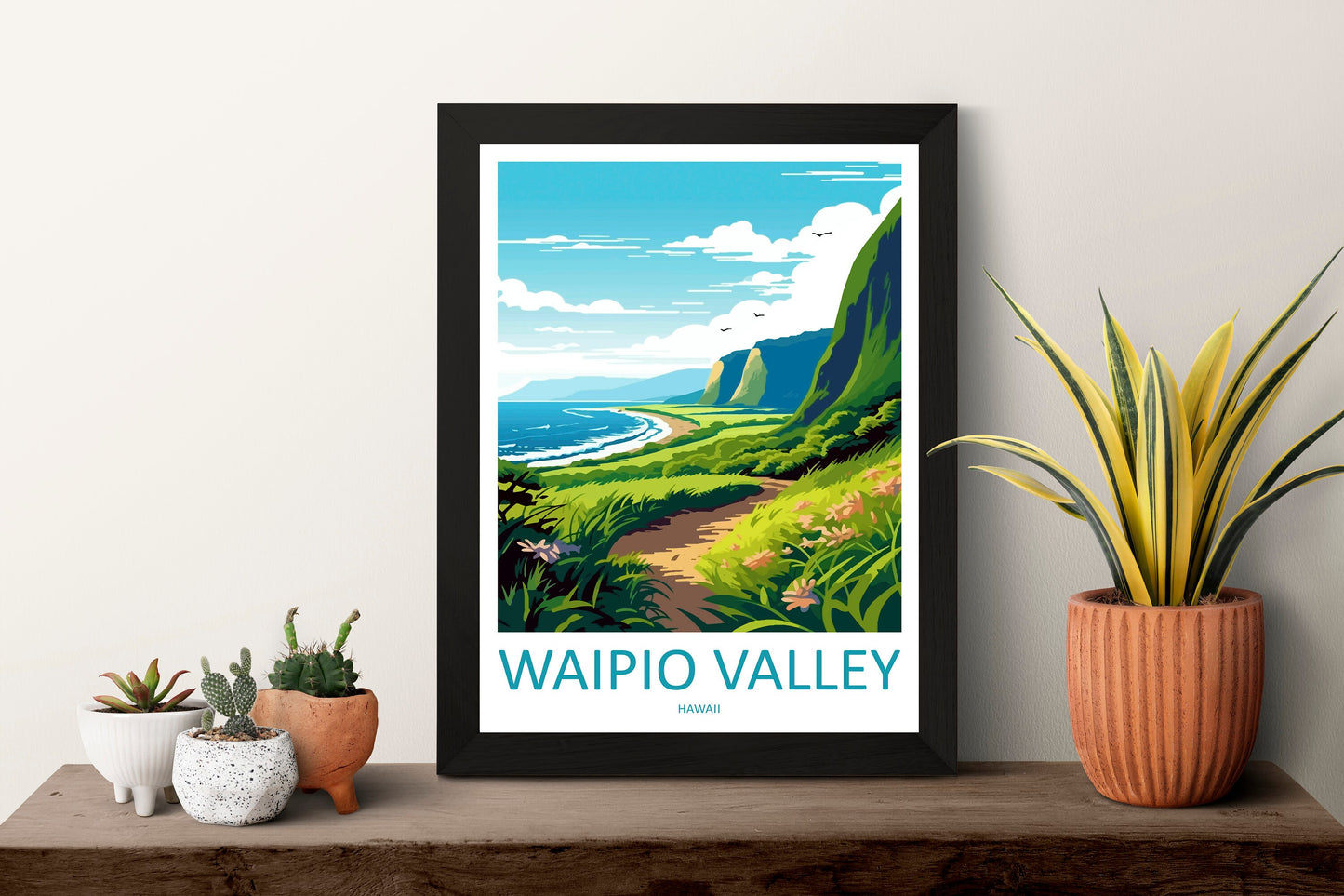Waipio Valley Travel Print Wall Art Waipio Valley Wall Hanging Home Décor Waipio Valley Gift Art Lovers Hawaii Art Lover Gift Print Artwork