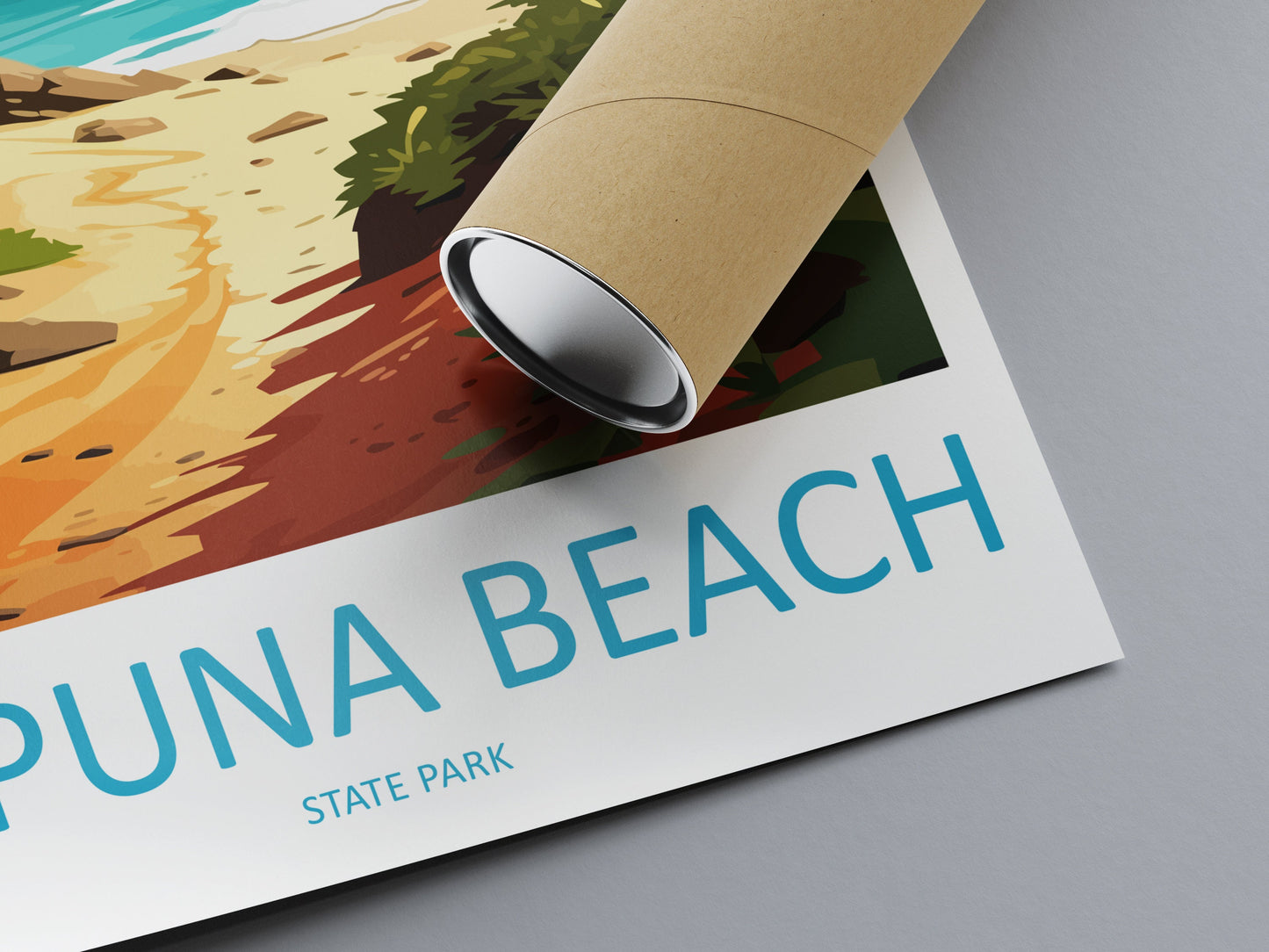 Hapuna Beach Travel Print Wall Art Hapuna Beach Wall Hanging Home Décor Hapuna Beach Gift Art Lovers Hawaii Art Lover Gift Print Artwork