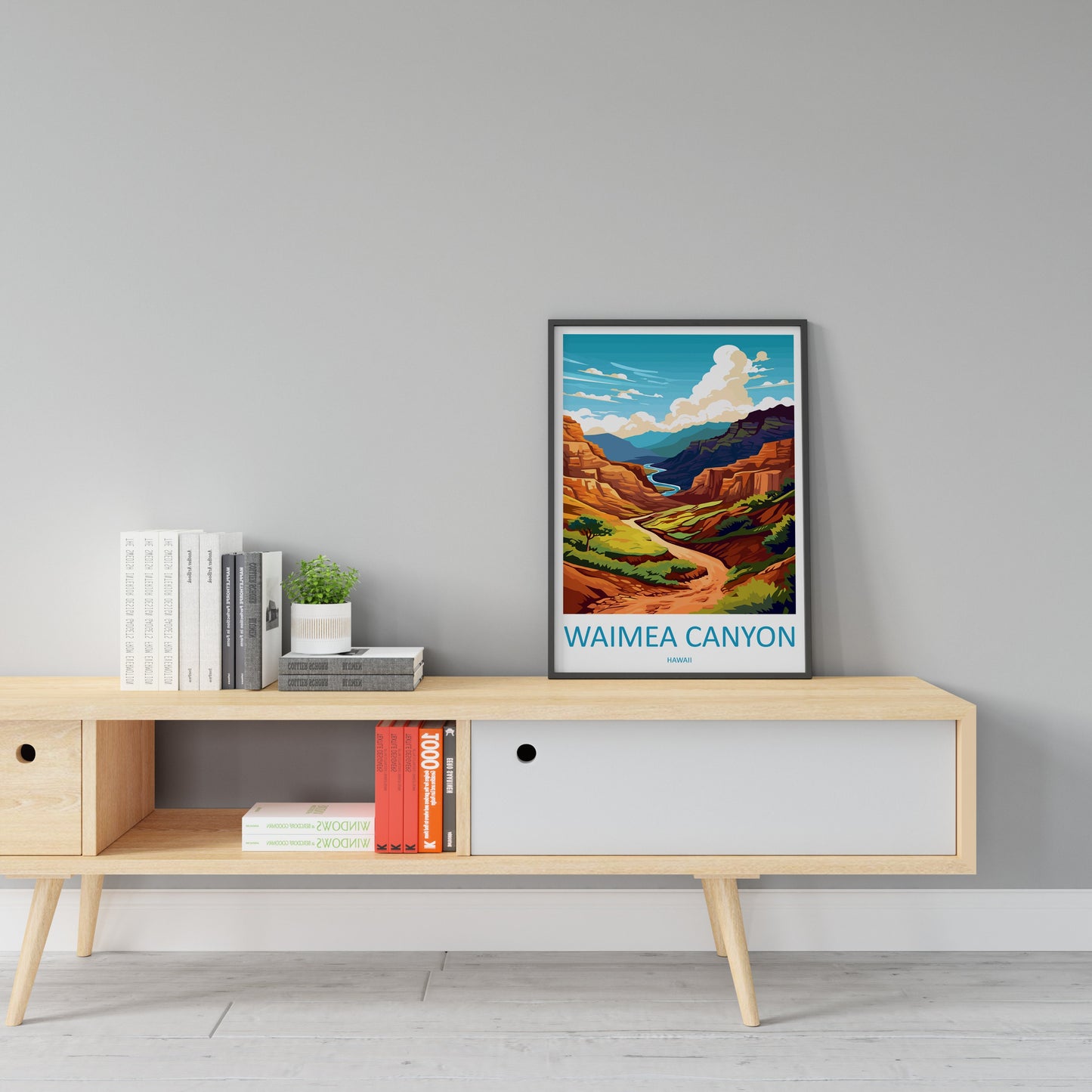 Waimea Canyon Travel Print Wall Art Waimea Canyon Wall Hanging Home Décor Waimea Canyon Gift Art Lovers Hawaii Art Lover Gift Print Artwork