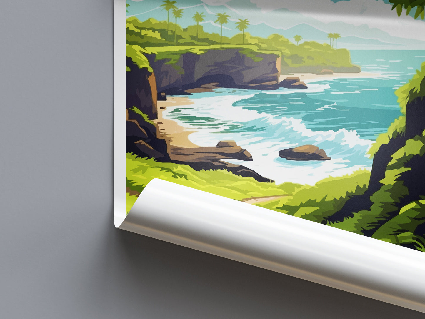 Waianapanapa Travel Print Wall Art Waianapanapa Wall Hanging Home Décor Waianapanapa Gift Art Lovers Hawaii Art Lover Gift Print Artwork