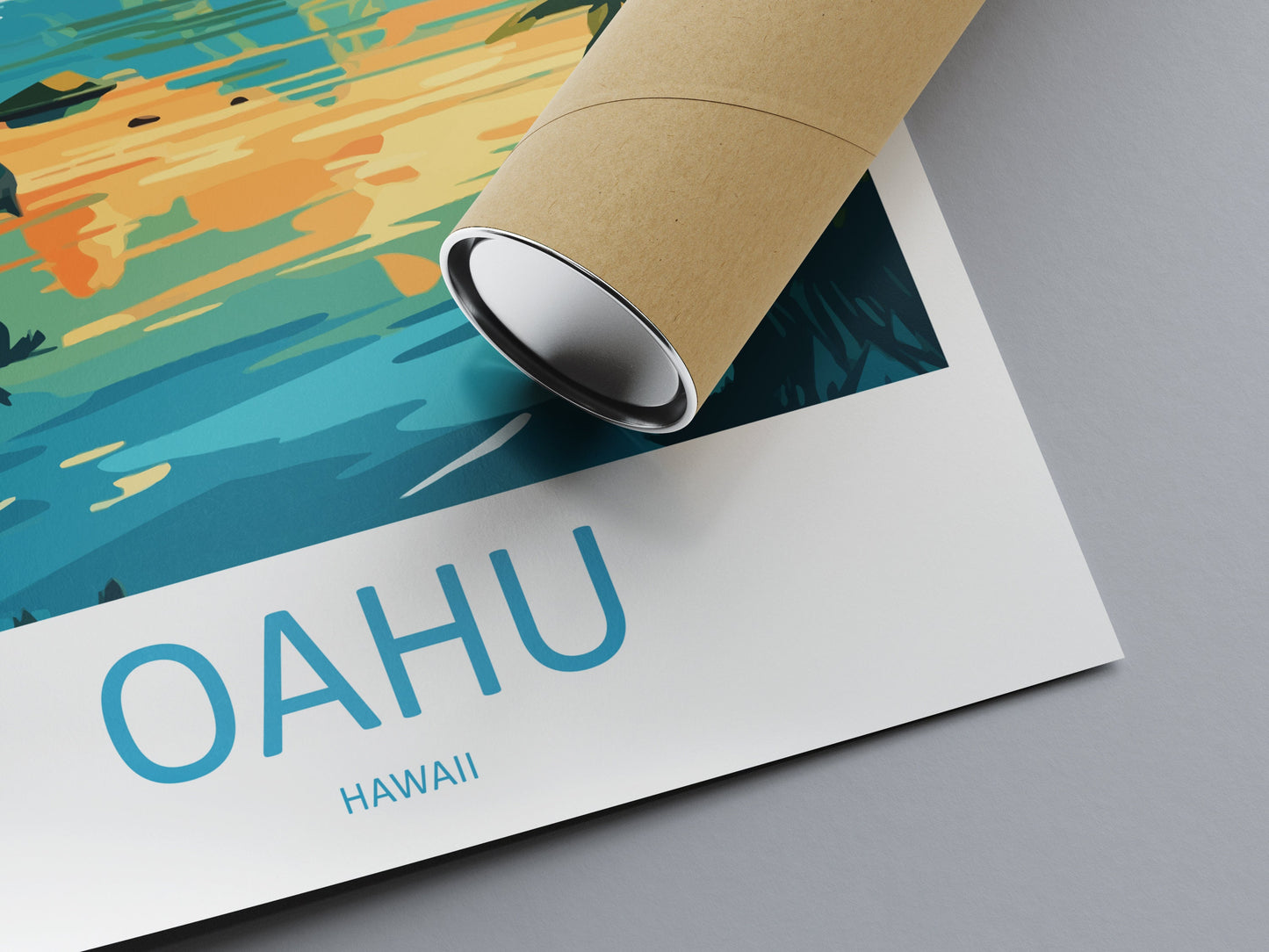 Oahu Travel Print Wall Art Oahu Wall Hanging Home Décor Oahu Gift Art Lovers Hawaii Art Lover Gift Print Artwork