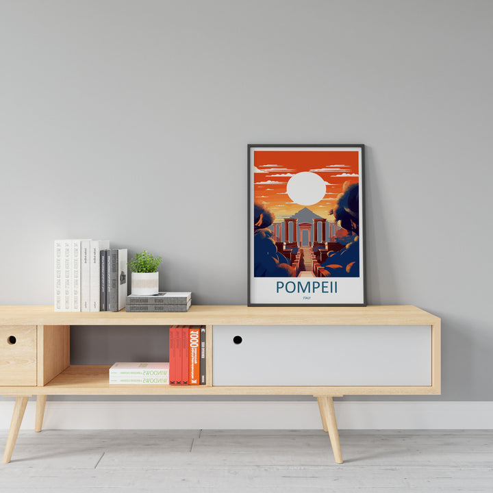 Pompeii Travel Print Wall Art Pompeii Italy Wall Hanging Home Decoration Pompeii Gift Art Lovers Wall Art Print Pompeii Italy Art Pompeii