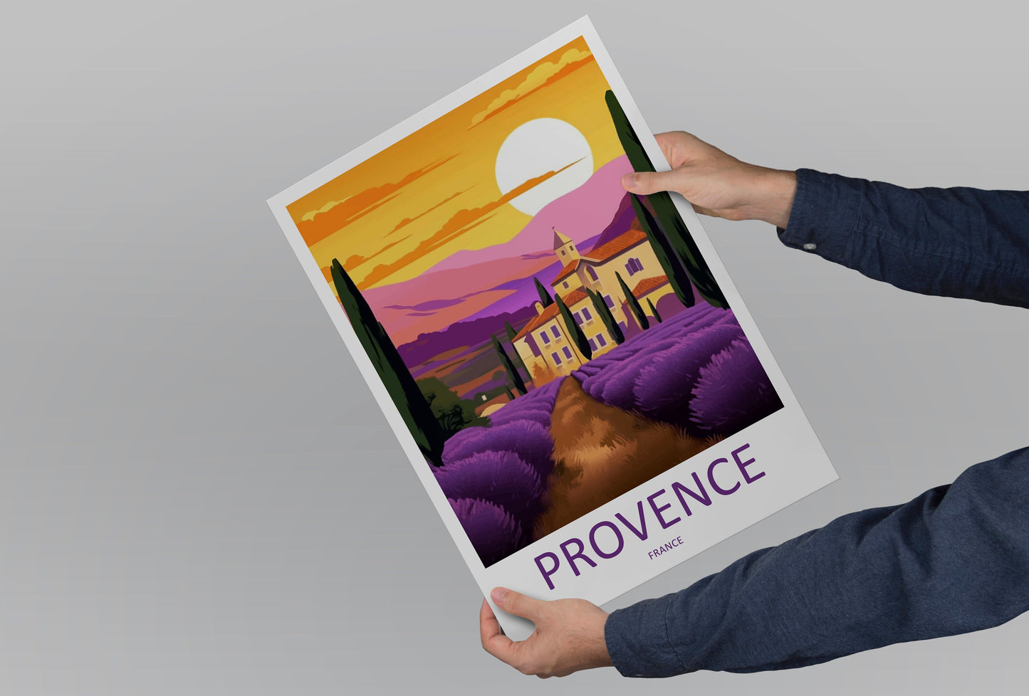 Provence Travel Print Wall Art Provence Wall Hanging Home Décor Provence Gift Art Lovers France Art Lover Gift Provence Art Provence Art