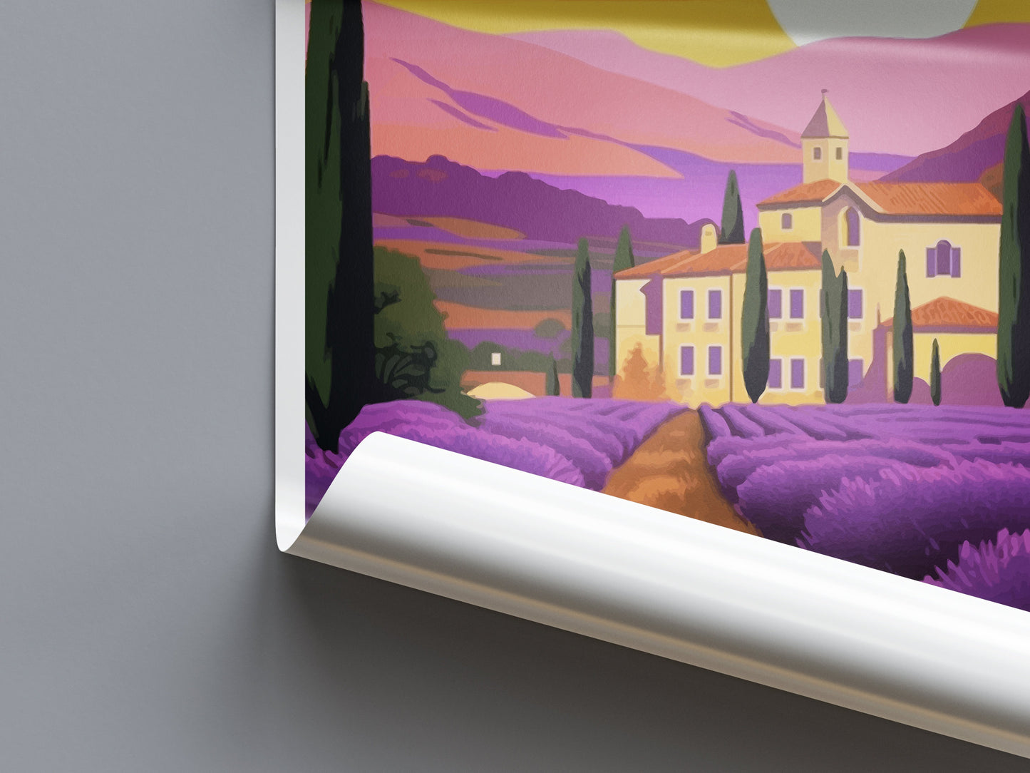 Provence Travel Print Wall Art Provence Wall Hanging Home Décor Provence Gift Art Lovers France Art Lover Gift Provence Art Provence Art