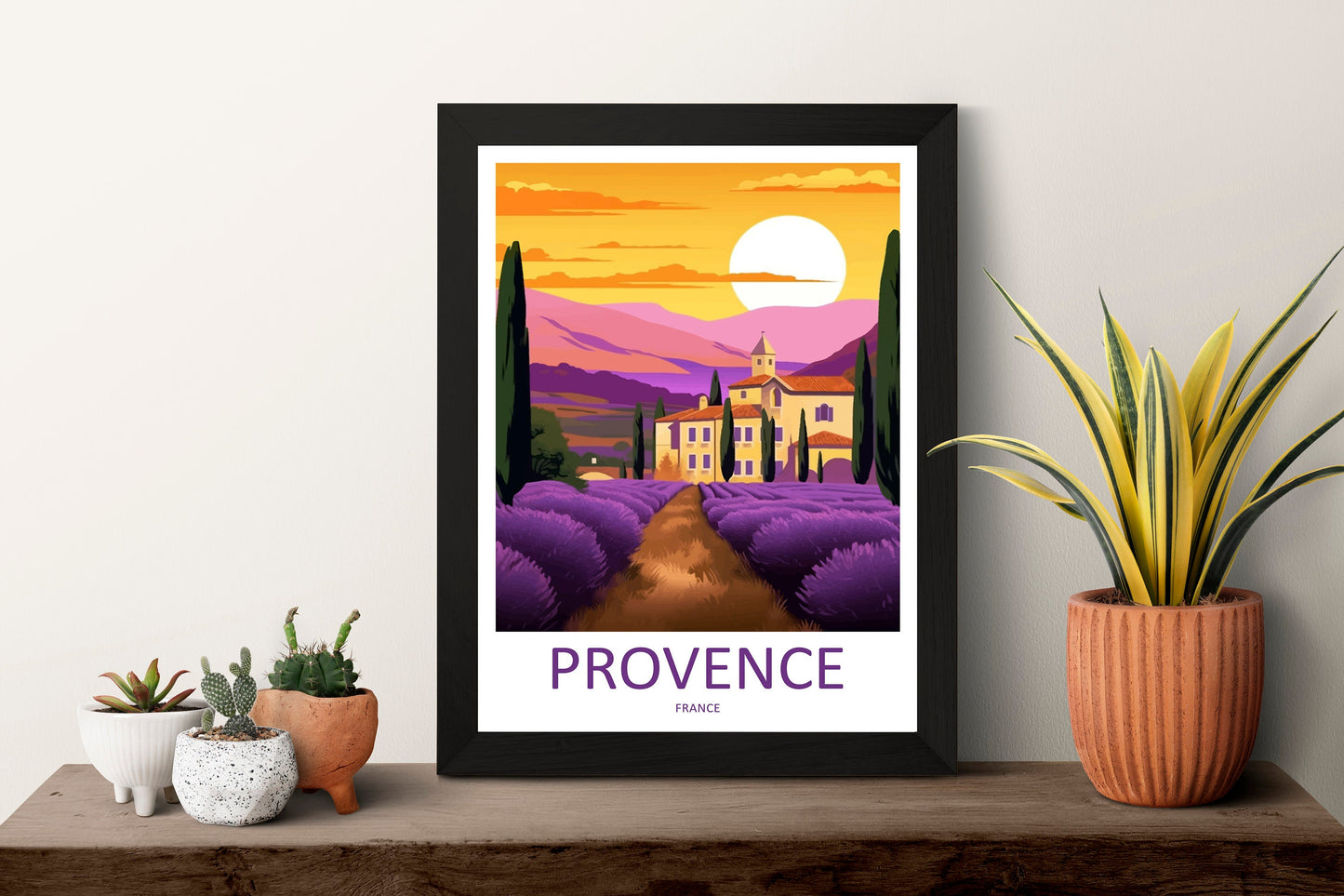 Provence Travel Print Wall Art Provence Wall Hanging Home Décor Provence Gift Art Lovers France Art Lover Gift Provence Art Provence Art