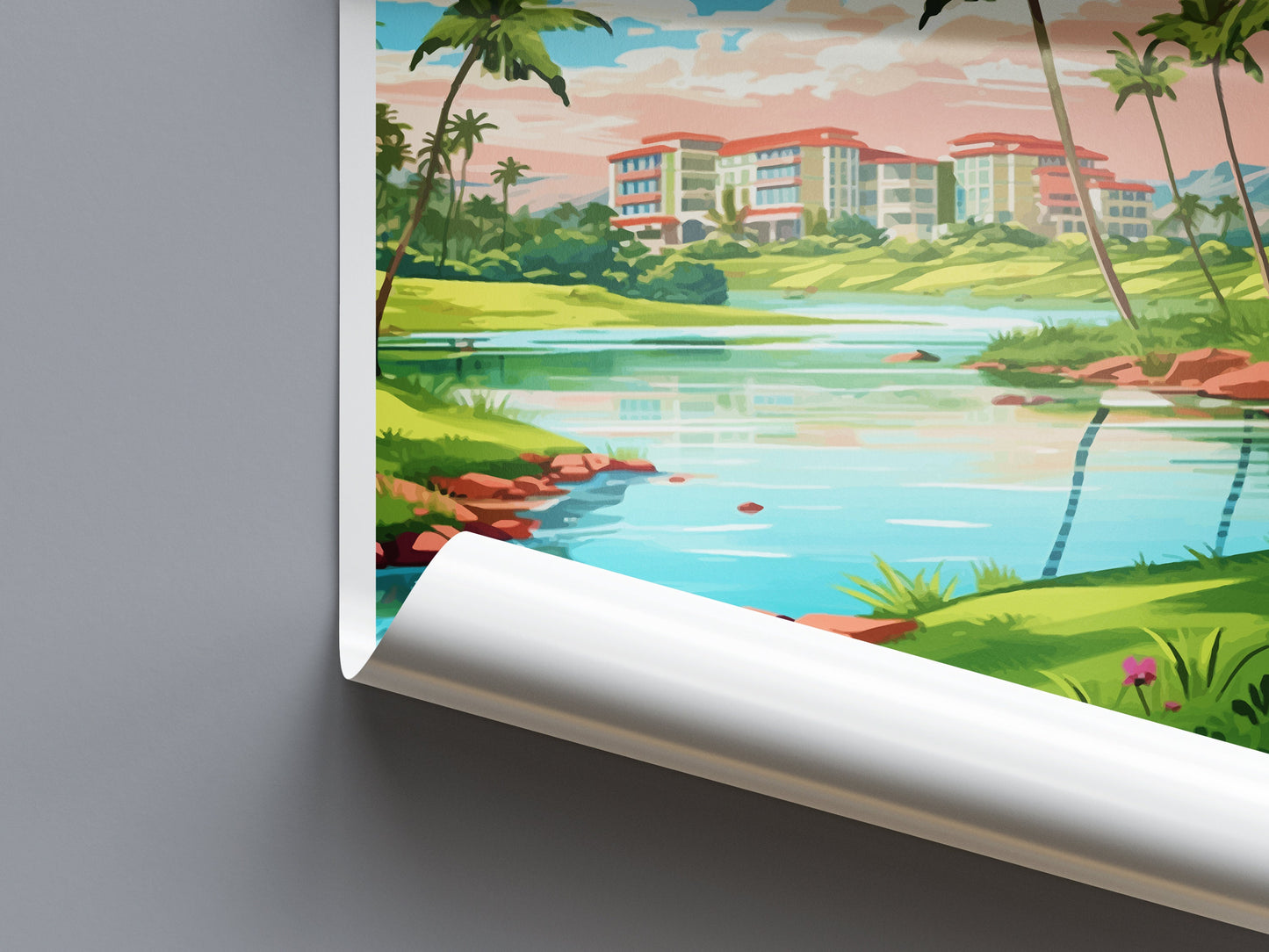 Ko Olina Travel Print Wall Art Ko Olina Wall Hanging Home Décor Ko Olina Gift Art Lovers Hawaii Art Lover Gift Print Artwork