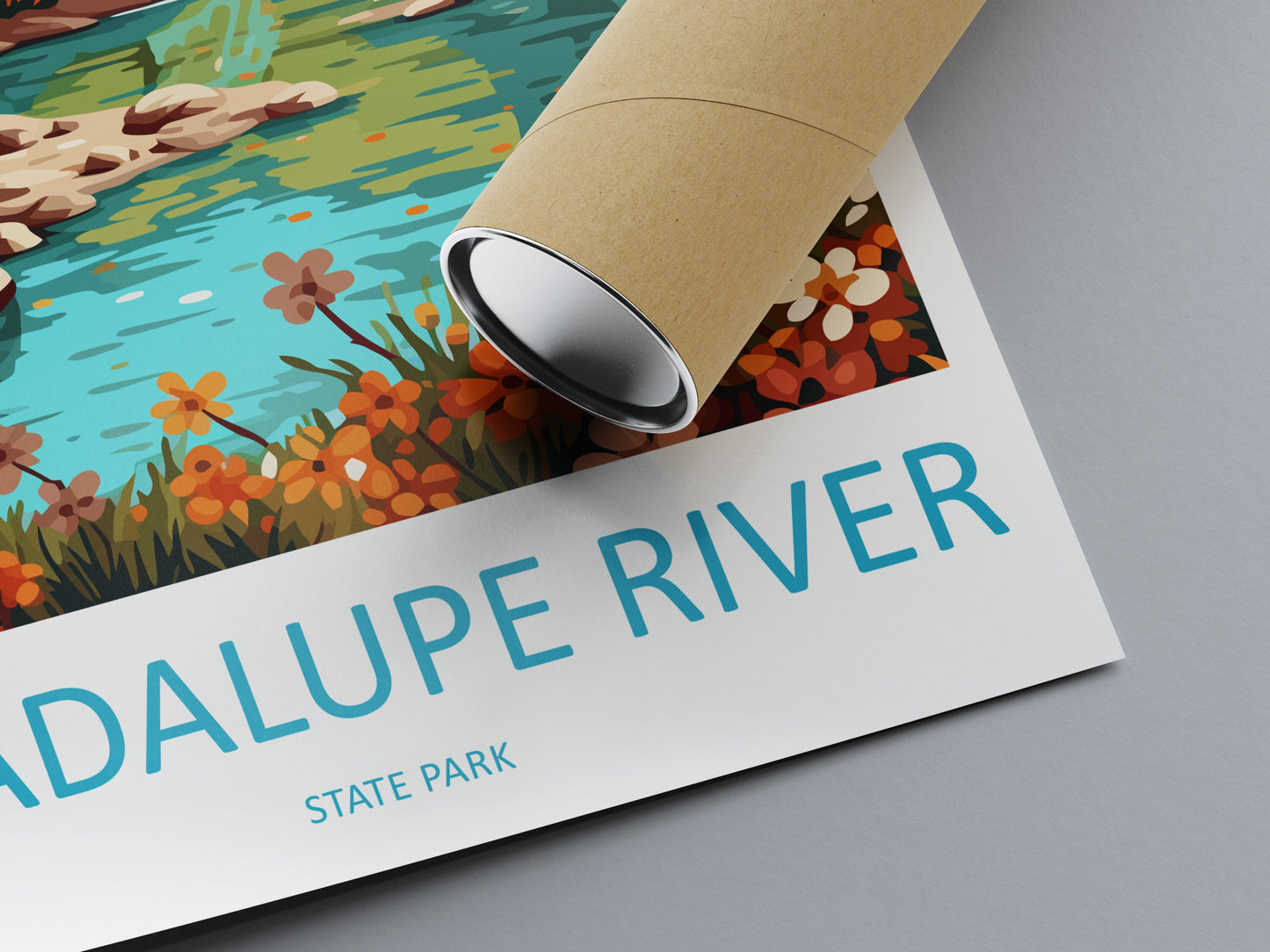 Guadalupe River State Park Travel Print Wall Art Guadalupe River Wall Hanging Home Décor Guadalupe River Gift Art Lovers Texas Art Lover