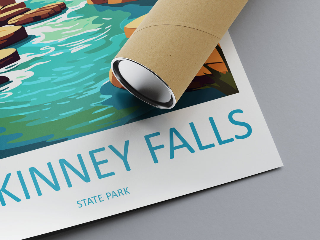 Mckinney Falls State Park Travel Print Wall Art Mckinney Falls Wall Hanging Home Décor Mckinney Falls Gift Art Lovers Texas Art Lover