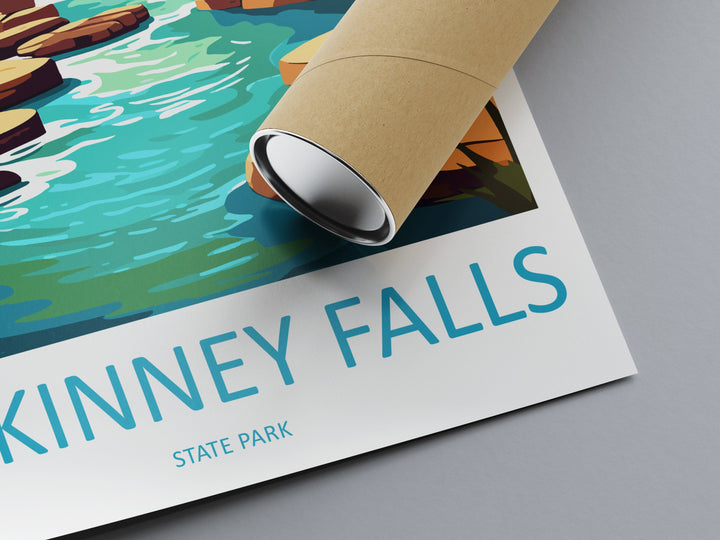 Mckinney Falls State Park Travel Print Wall Art Mckinney Falls Wall Hanging Home Décor Mckinney Falls Gift Art Lovers Texas Art Lover