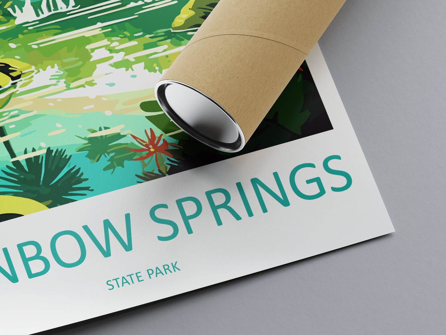 Rainbow Springs State Park Travel Print Wall Art Rainbow Springs Wall Hanging Home Décor Rainbow Springs Gift Art Lovers Florida Art Gift