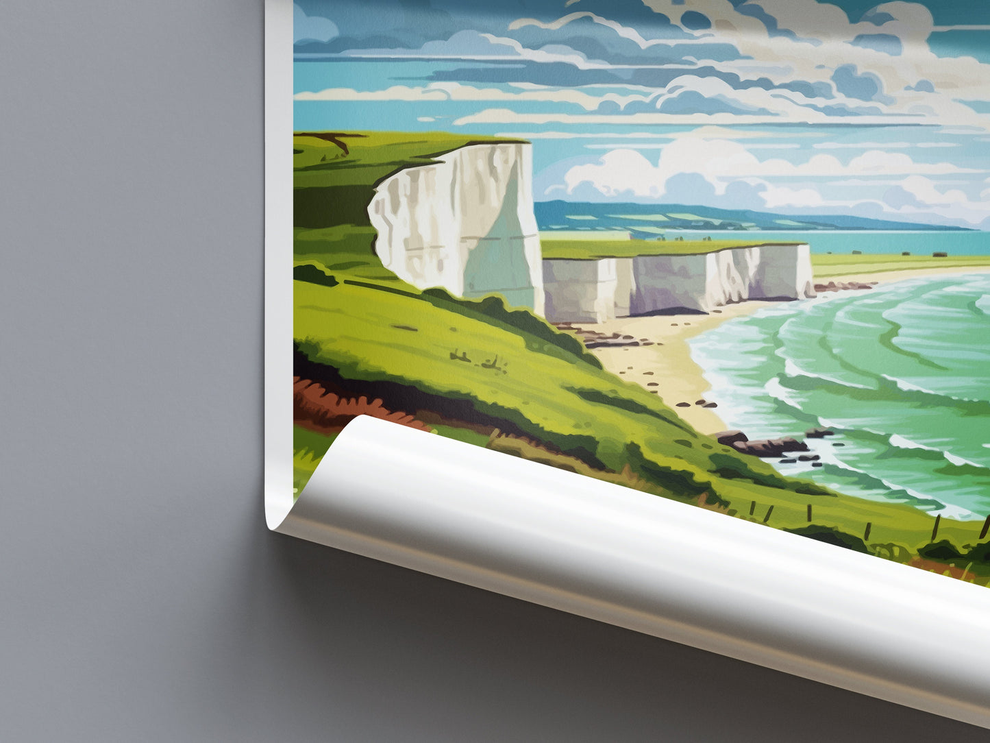 Seven Sisters Travel Print Wall Art Seven Sisters Wall Hanging Home Décor Seven Sisters Gift Art Lover Gift Print Sussex Travel Print