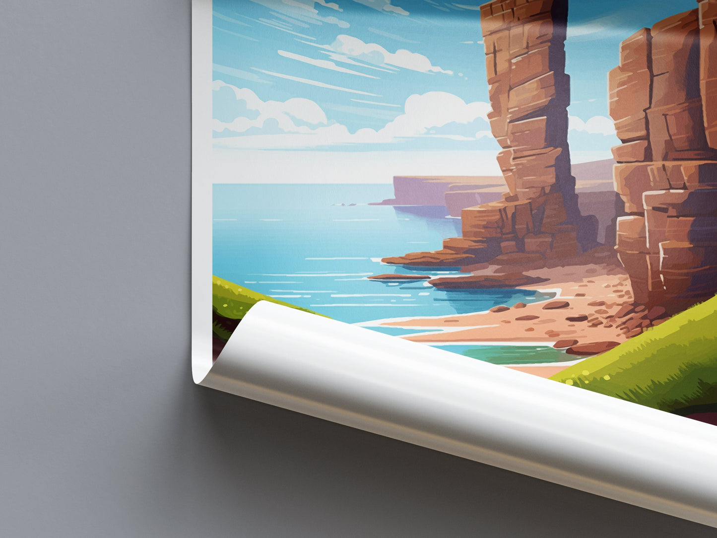 Old Man Of Hoy Print Old Man Of Hoy Home Decor Landscape Print Old Man Of Hoy Wall Art Scotland Enthusiast Gift Wall Hanging Old Man Of Hoy