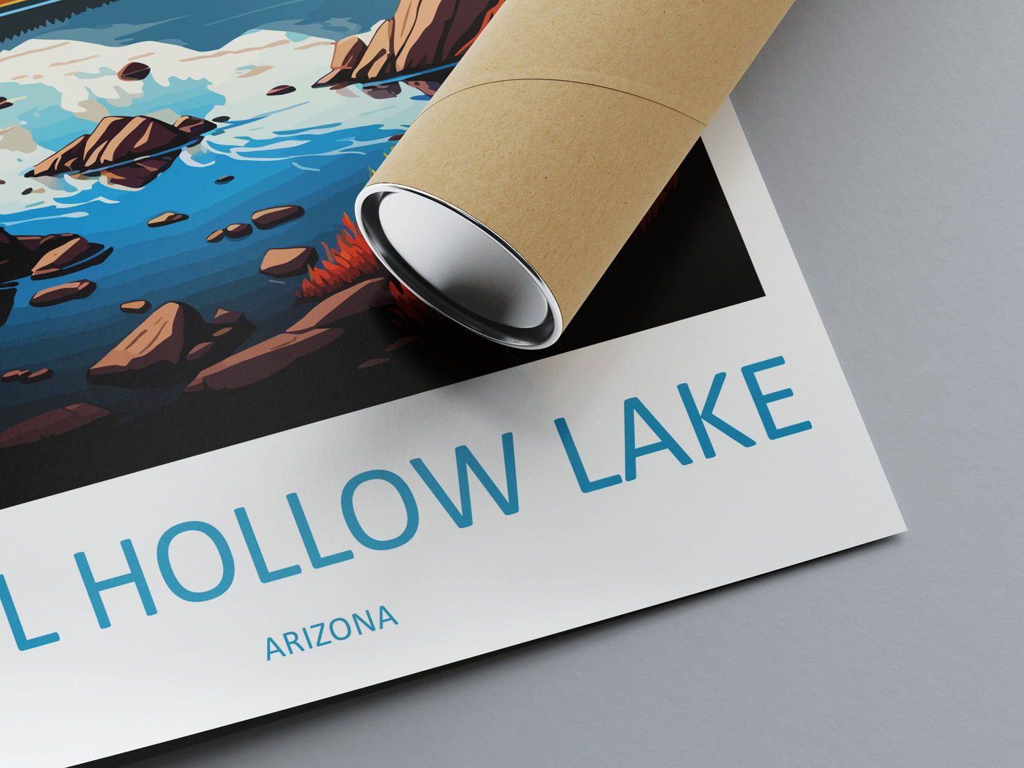 Fool Hollow Lake Travel Print Wall Art Fool Hollow Lake Wall Hanging Home Décor Fool Hollow Lake Gift Art Lovers Arizona Art Lover Gift