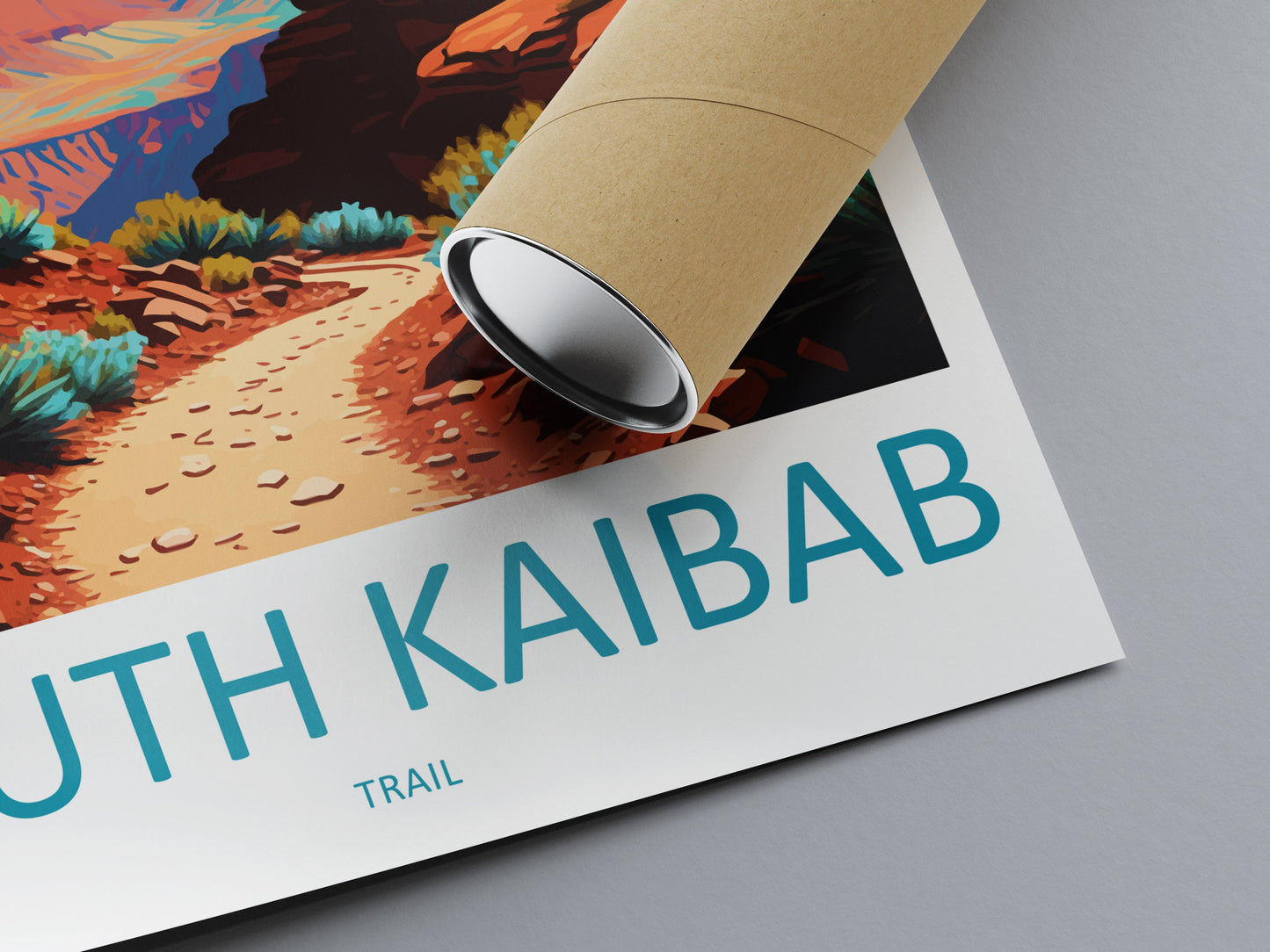 South Kaibab Trail Travel Print Wall Art Kaibab Trail Wall Hanging Home Décor Kaibab Trail Gift Art Lovers Arizona Art Lover Gift Arizona