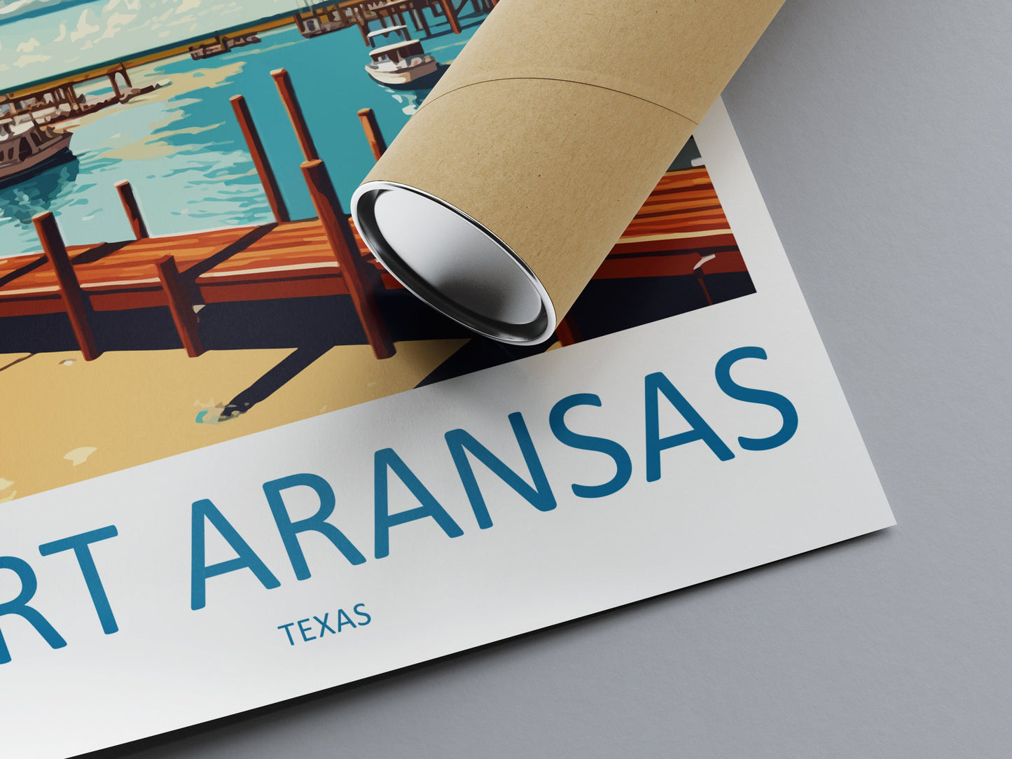 Port Aransas Travel Print Wall Art Port Aransas Wall Hanging Home Décor Port Aransas Gift Art Lovers Texas Art Lover Gift Texas Travel Print