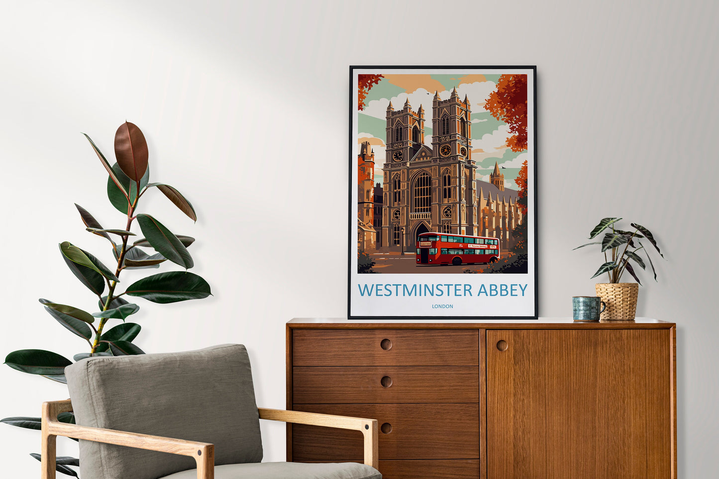 Westminster Abbey Travel Print Wall Art Westminster Abbey Wall Hanging Home Décor London Gift Art Lovers Westminster Abbey Art Lover Gift