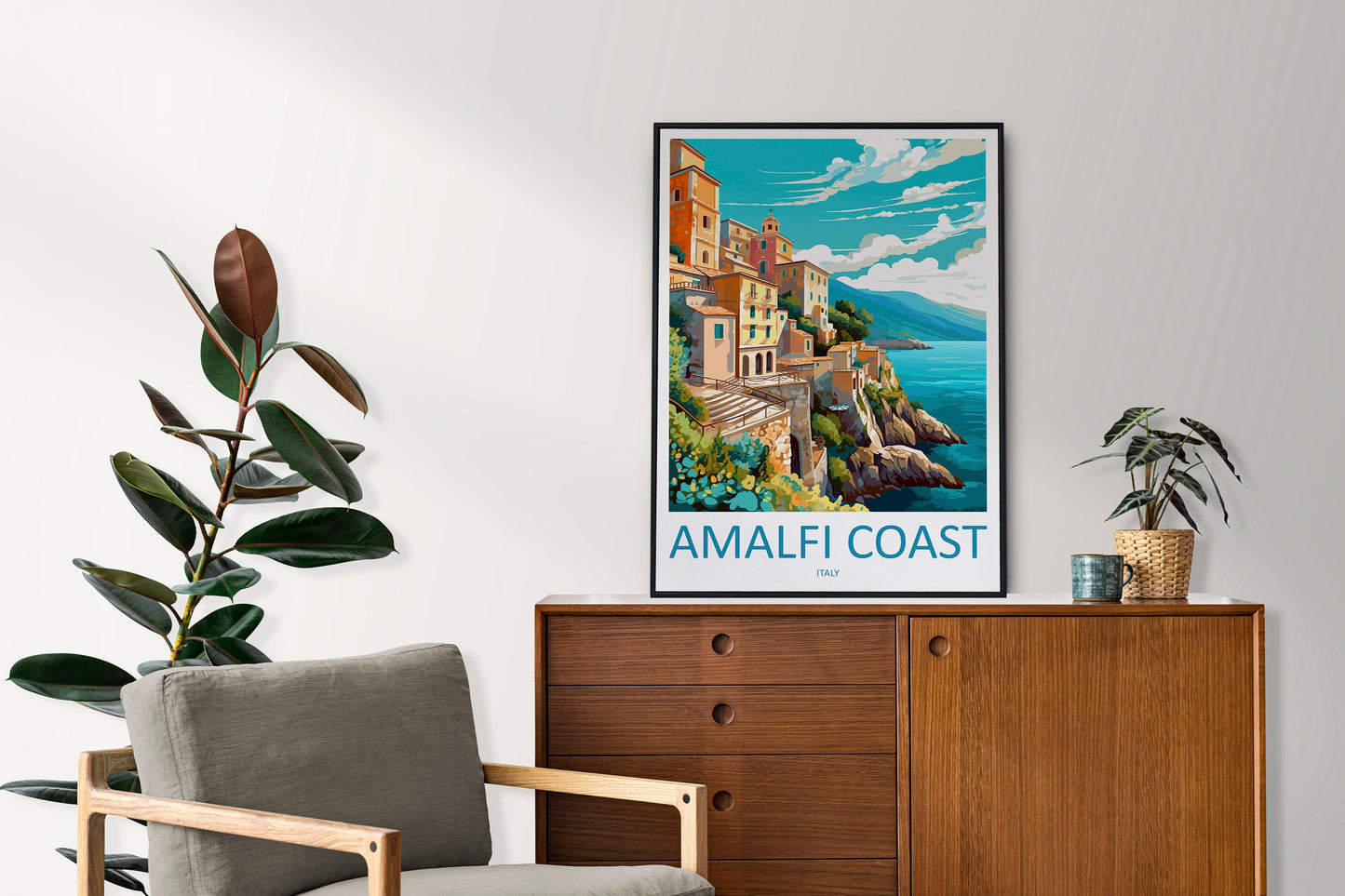 Amalfi Travel Print Wall Art Amalfi Italy Wall Hanging Home Decoration Amalfi Gift Art Lovers Wall Art Print Amalfi Italy Art Amalfi Art