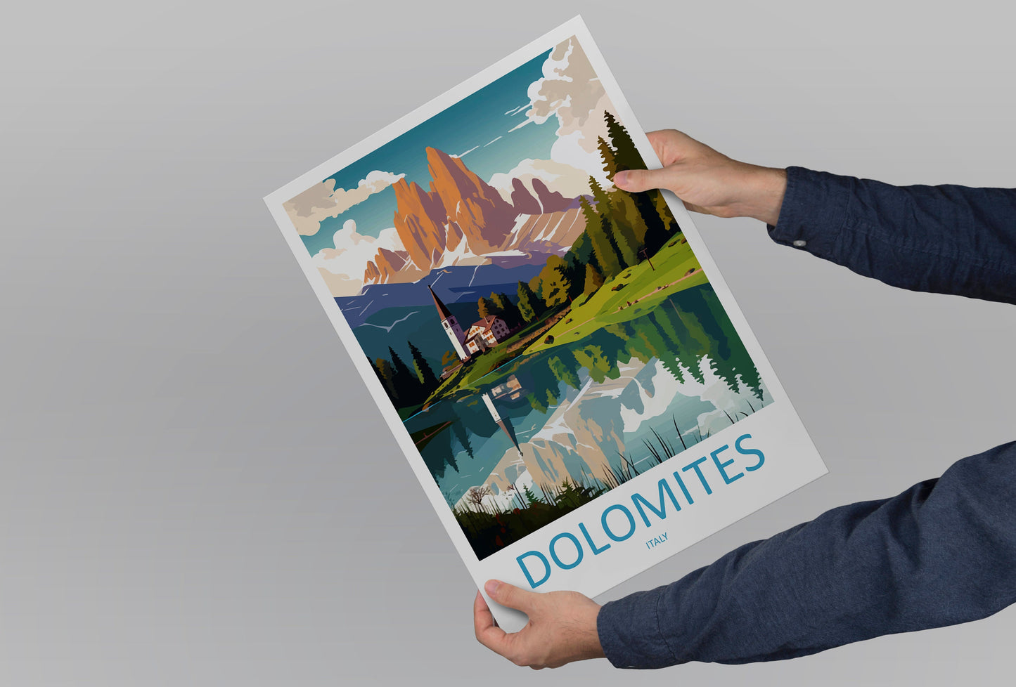 Dolomites Travel Print Dolomites Home Décor Dolomitic Alps Art Print Dolomite Mountains Room Print For Italian Mountains Gift Art Poster Art
