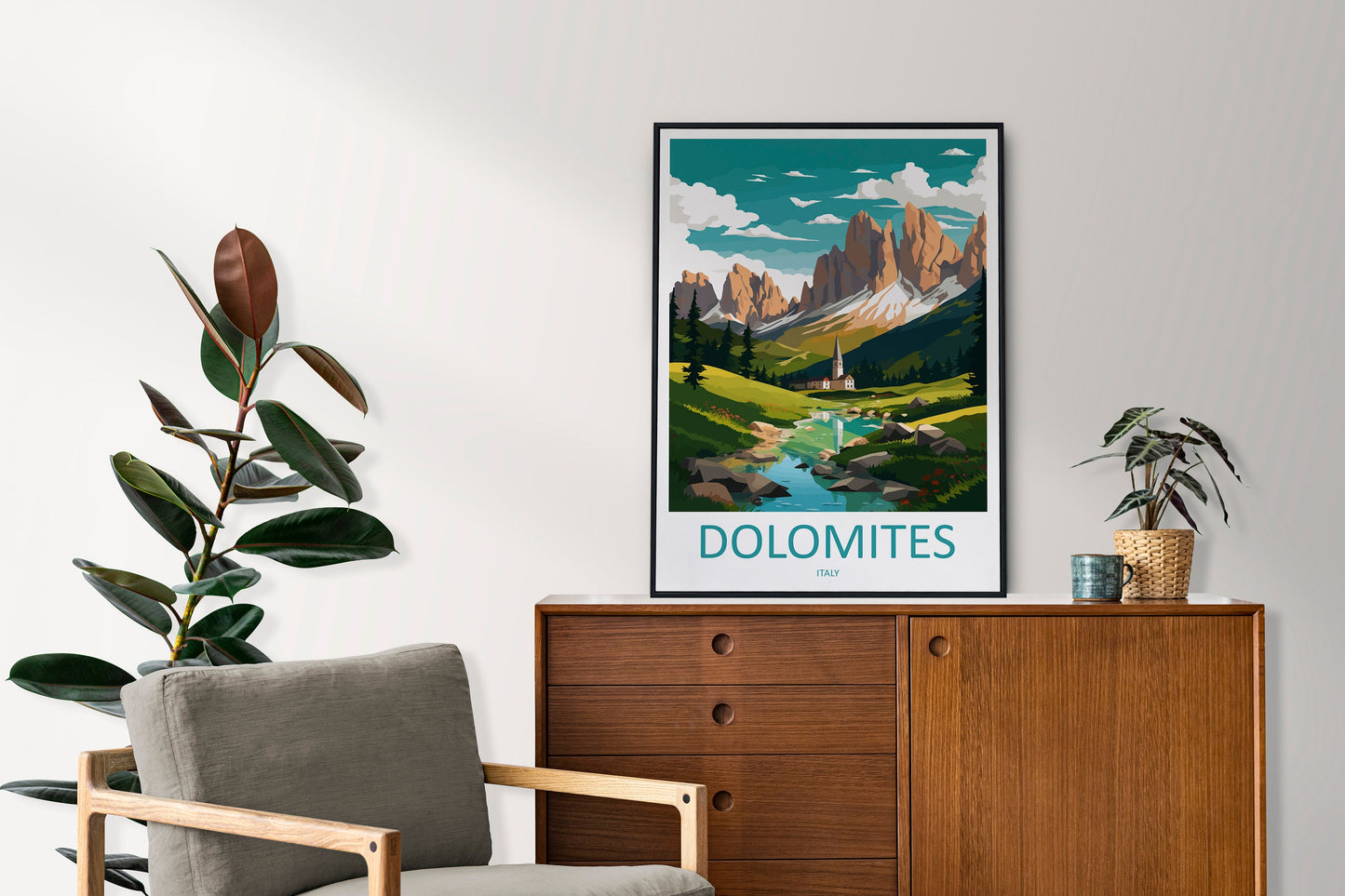 Dolomites Travel Print Dolomites Home Décor Dolomitic Alps Art Print Dolomite Mountains Room Print For Italian Mountains Gift Art Poster Art