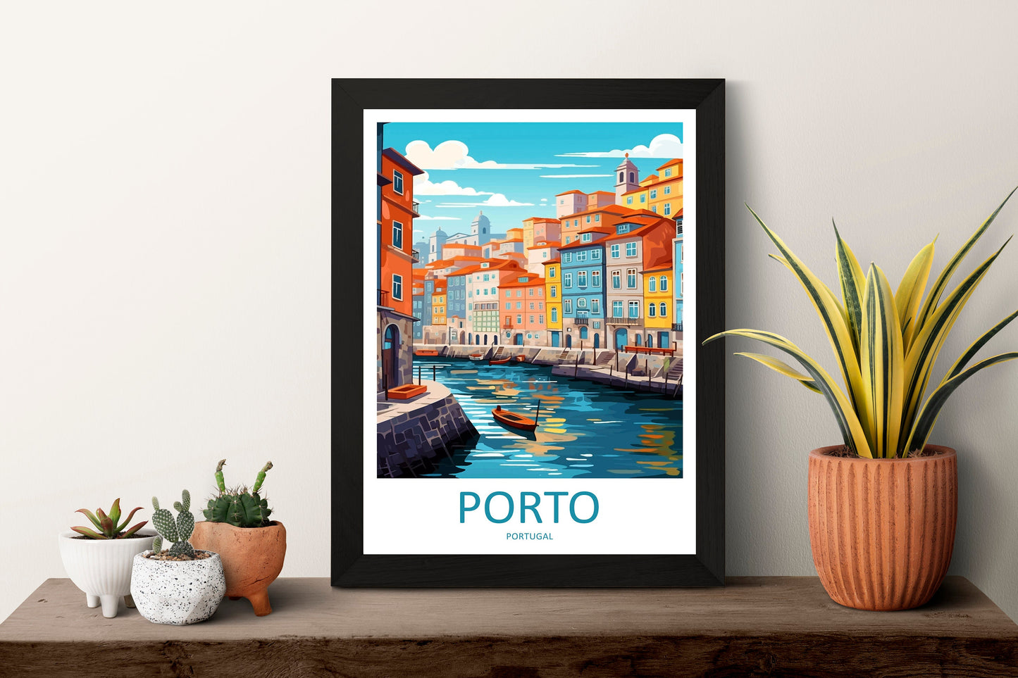 Porto Travel Print Wall Art Porto Wall Hanging Home Décor Porto Gift Art Lovers Portugal Art Lover Gift Porto Wall Décor Porto Travel Art