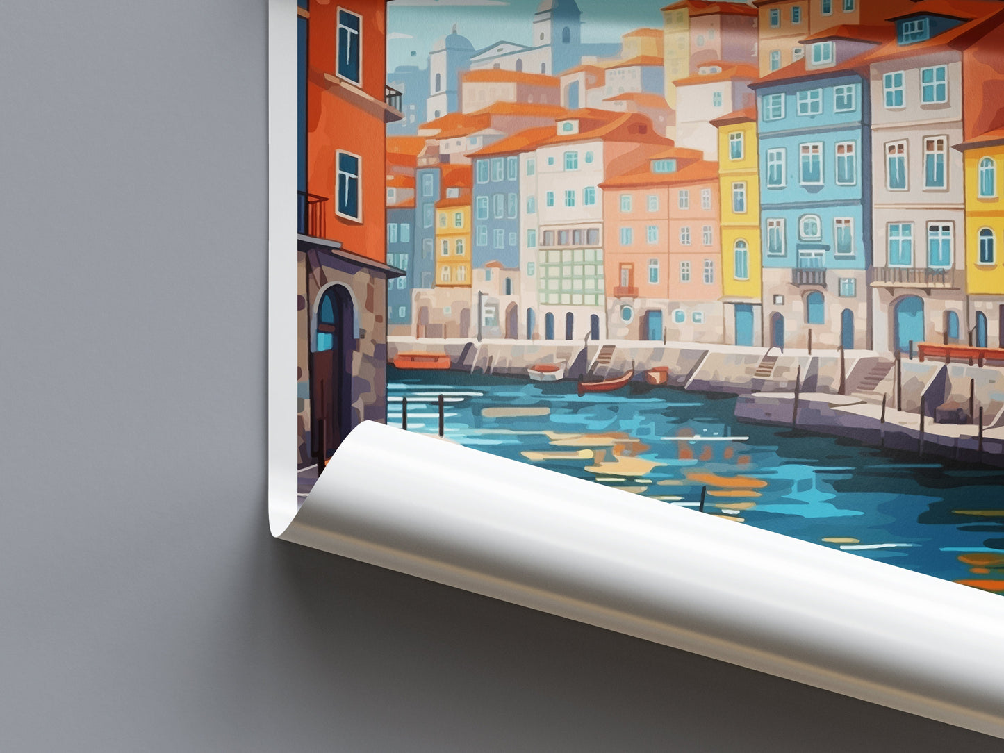 Porto Travel Print Wall Art Porto Wall Hanging Home Décor Porto Gift Art Lovers Portugal Art Lover Gift Porto Wall Décor Porto Travel Art