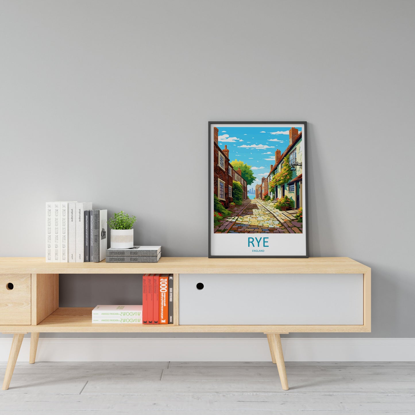 Rye Travel Print Wall Art Rye Wall Hanging Home Décor Rye Gift Art Lovers England Art Lover Gift Rye Wall Art Poster