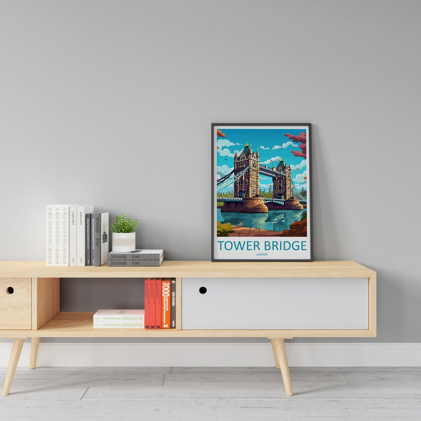 Tower Bridge Travel Print Wall Art Tower Bridge Wall Hanging Home Décor Tower Bridge Gift Art Lovers England Art Lover Gift