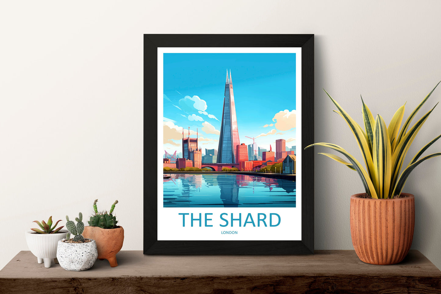 The Shard Travel Print Wall Art The Shard Wall Hanging Home Décor The Shard Gift Art Lovers London England Art Lover Gift