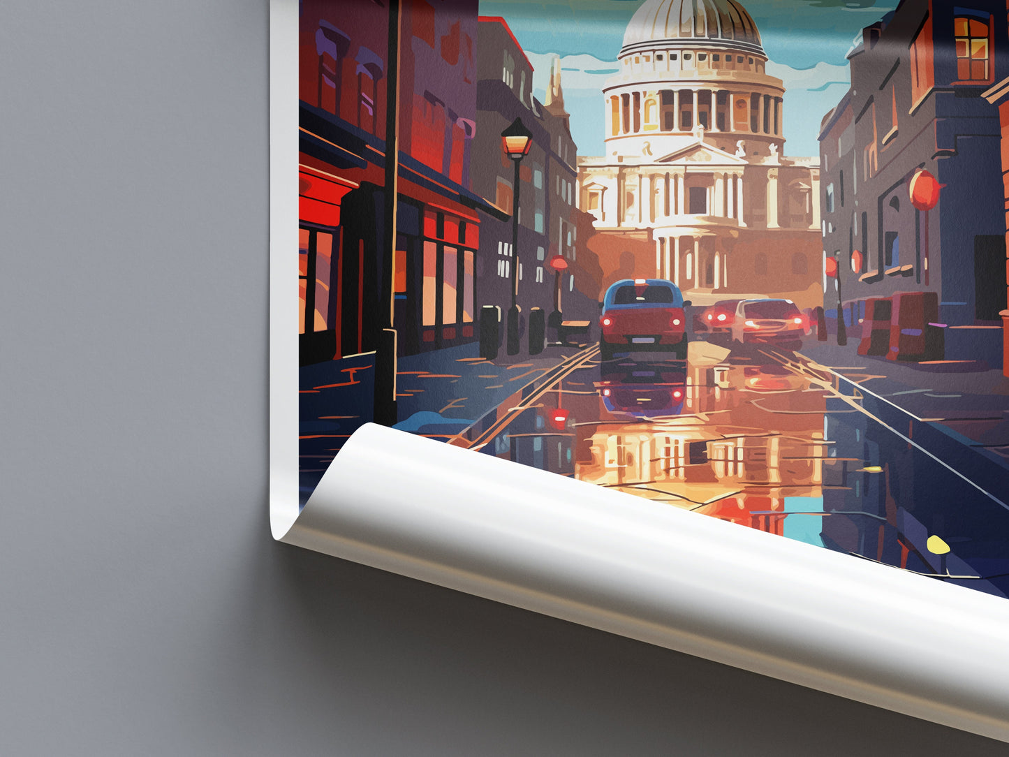 St. Paul's Cathedral Travel Print Wall Art St. Paul's Cathedral Wall Hanging Home Décor St. Paul's Cathedral Gift Art Lovers London England