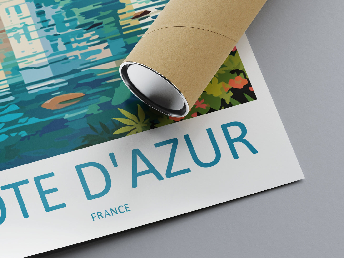 Cote D'azur Travel Print Wall Art Cote D'azur Wall Hanging Home Decor Cote D'azur France Gift Art Lovers Wall Art Print Art Cote D'azur