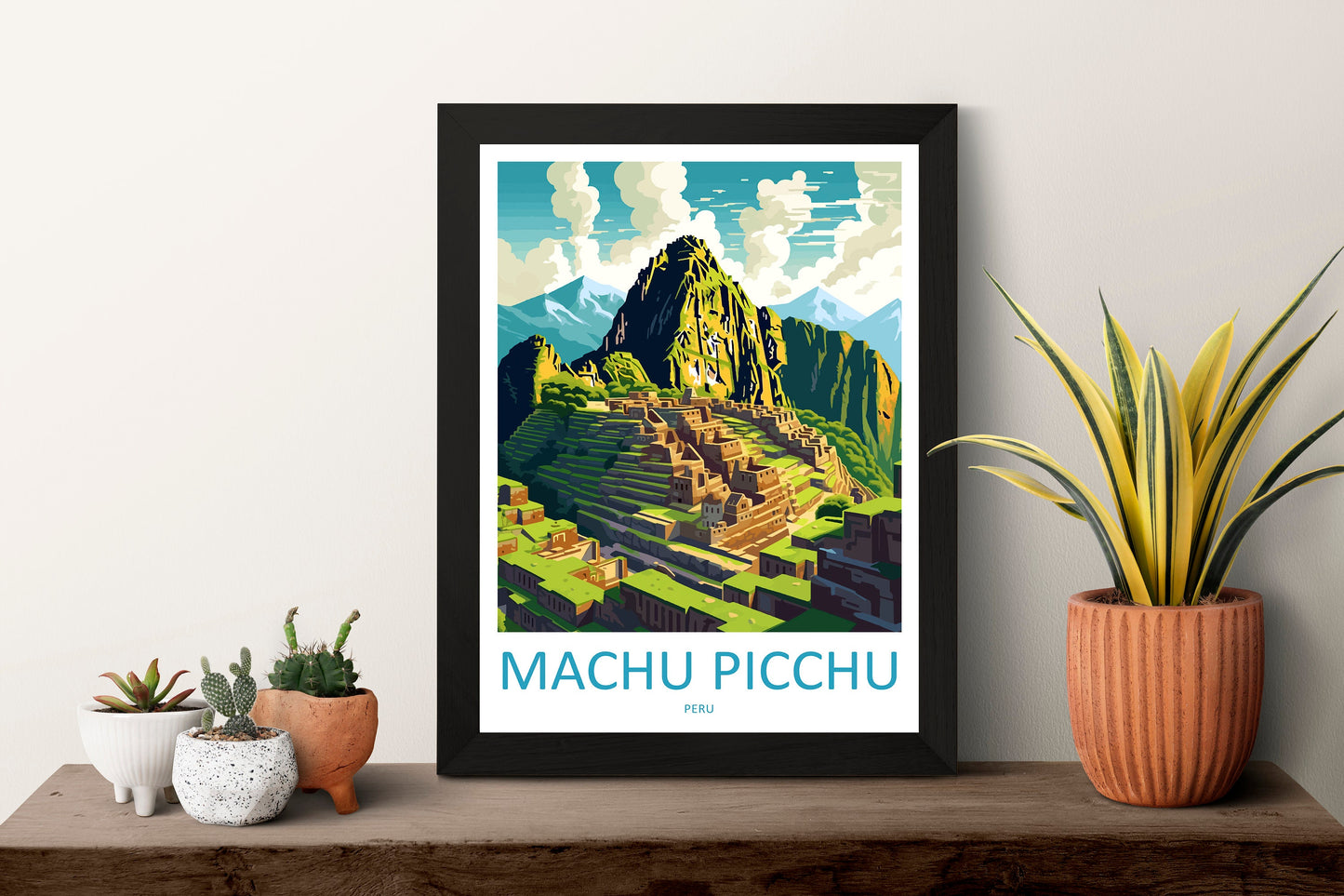 Machu Picchu Travel Print Wall Art Machu Picchu Wall Hanging Home Décor Machu Picchu Gift Art Lovers Peru Art Lover Gift Peru