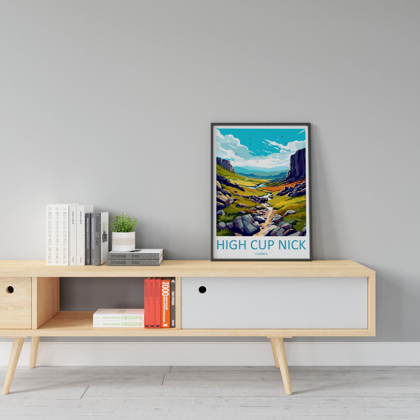 High Cup Nick Travel Print Wall Art High Cup Nick Wall Hanging Home Décor High Cup Nick Gift Art Lovers Cumbria Art Lover Gift High Cup Nick