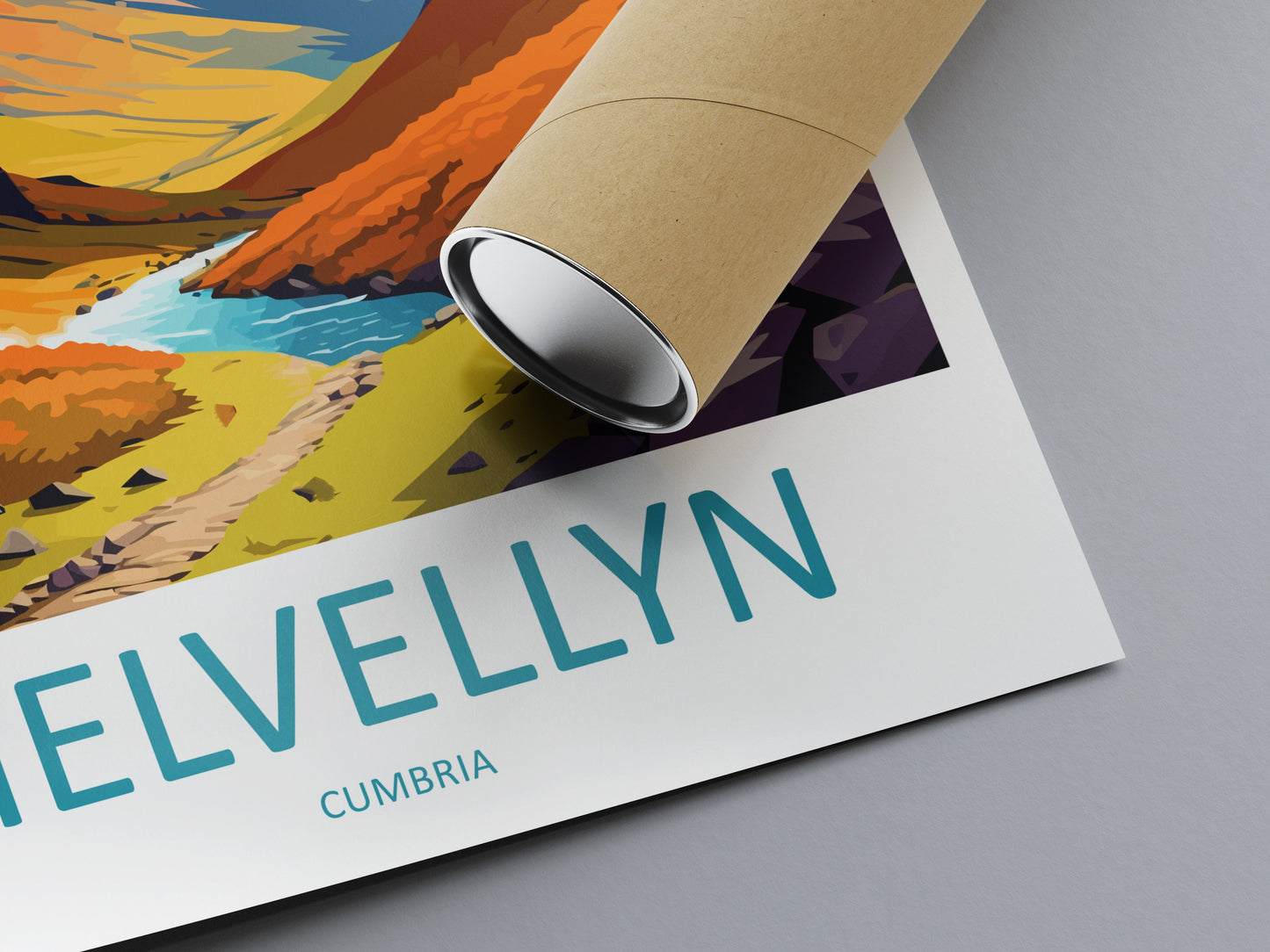 Helvellyn Travel Print Wall Art Helvellyn Wall Hanging Home Décor Helvellyn Gift Art Lovers Cumbria Art Lover Gift Helvellyn