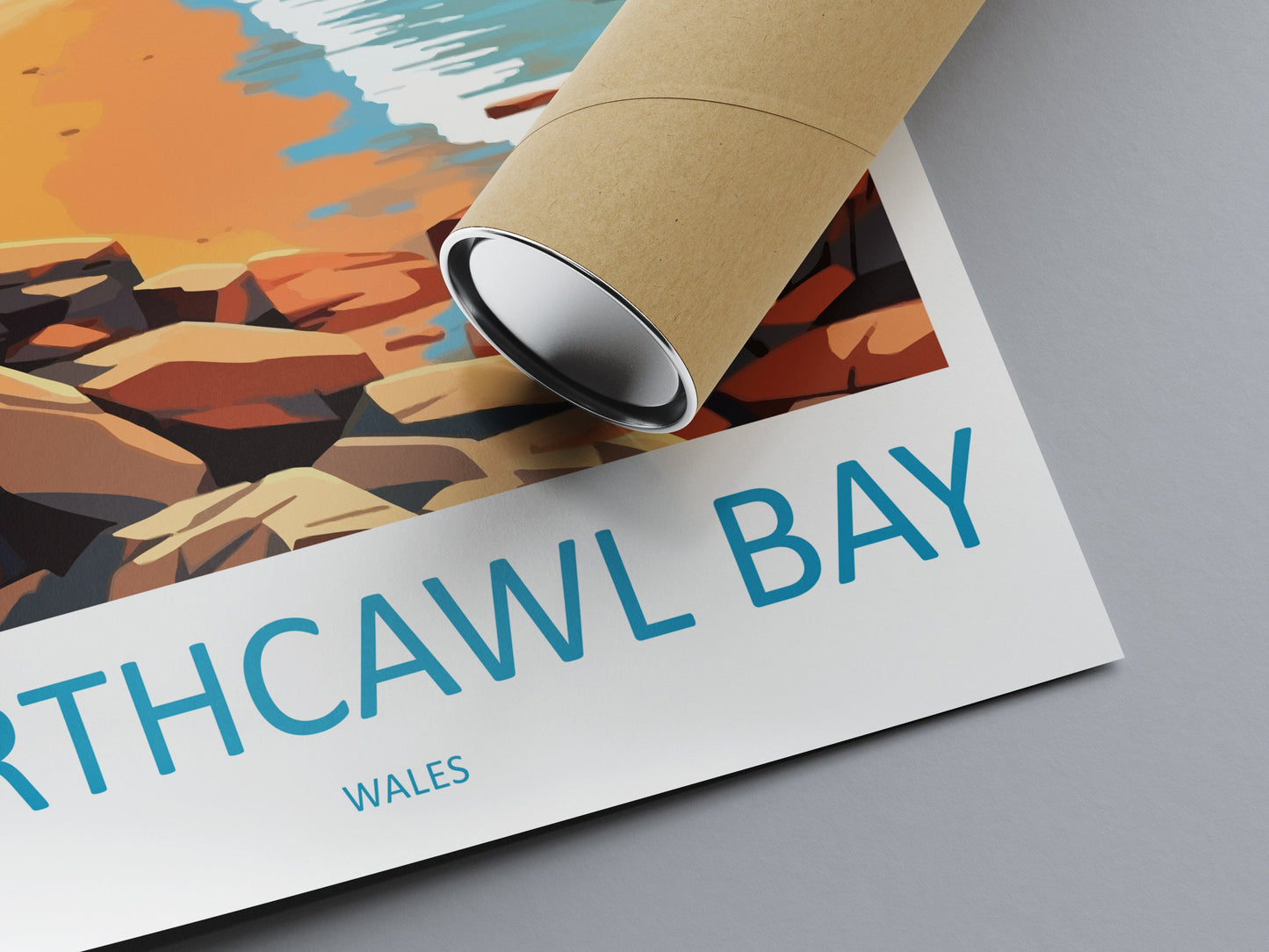 Porthcawl Bay Print Porthcawl Bay Home Decor Landscape Art Print Porthcawl Bay Wall Nature Enthusiast Gift Wall Hanging Porthcawl Bay