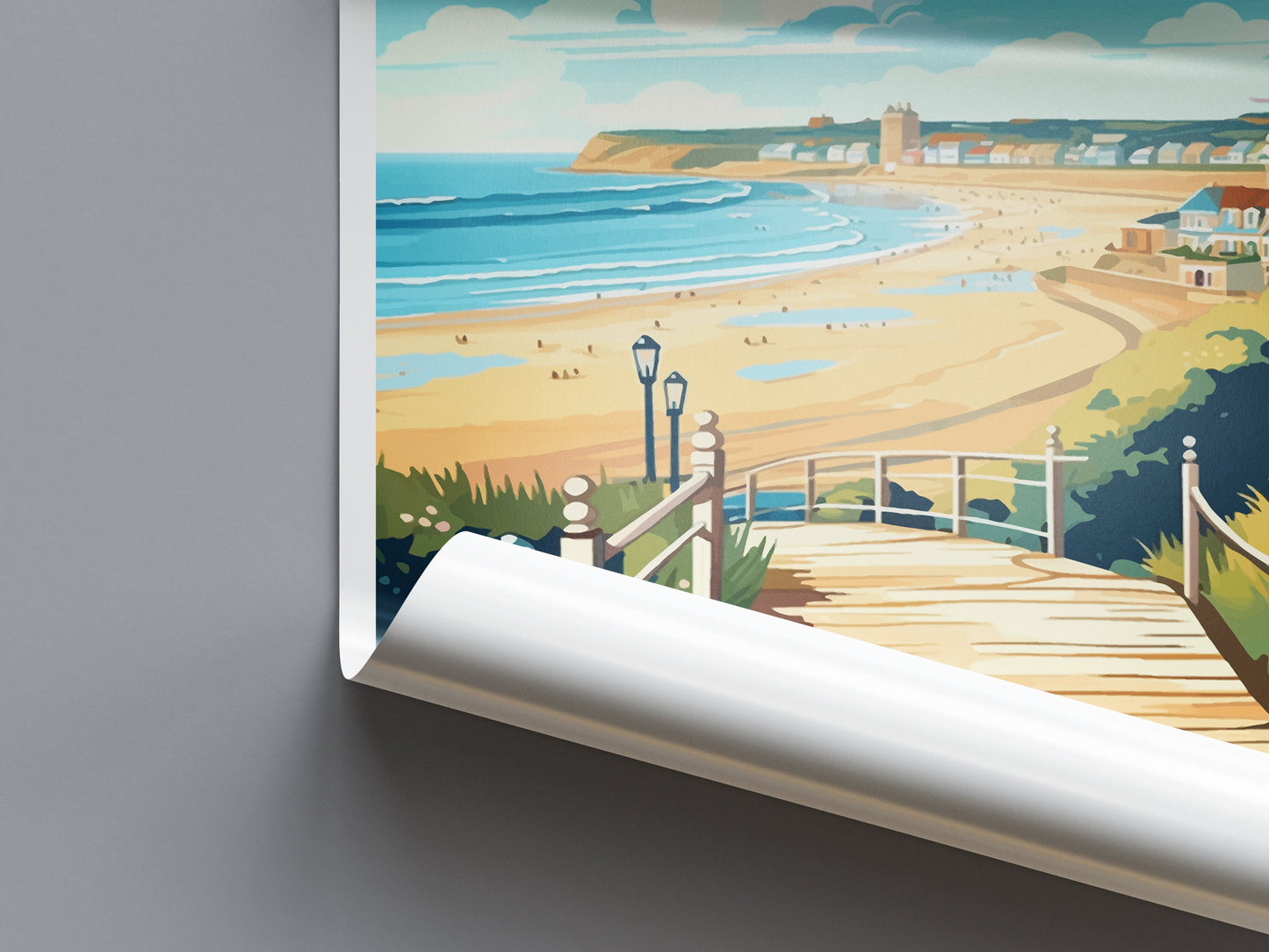 Bournemouth Travel Print Wall Art Bournemouth Wall Hanging Home Décor Bournemouth Gift Art Lovers Dorset Art Lover Gift Bournemouth