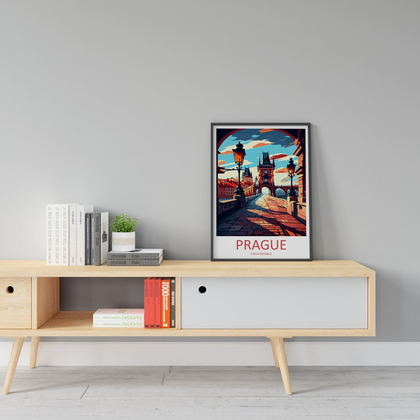 Prague Travel Print Wall Art Prague Wall Hanging Home Décor Prague Gift Art Lovers Czech Republic Art Lover Gift Prague Art Decor