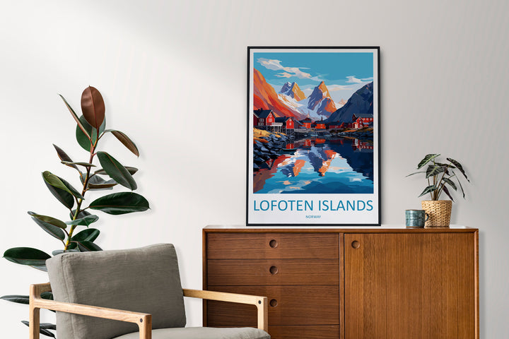 Lofoten Islands Travel Print Lofoten Home Décor Lofoten Islands Art Print Norwegian Wall Print For Lofoten Gift Wall Hanging Lofoten Artwork
