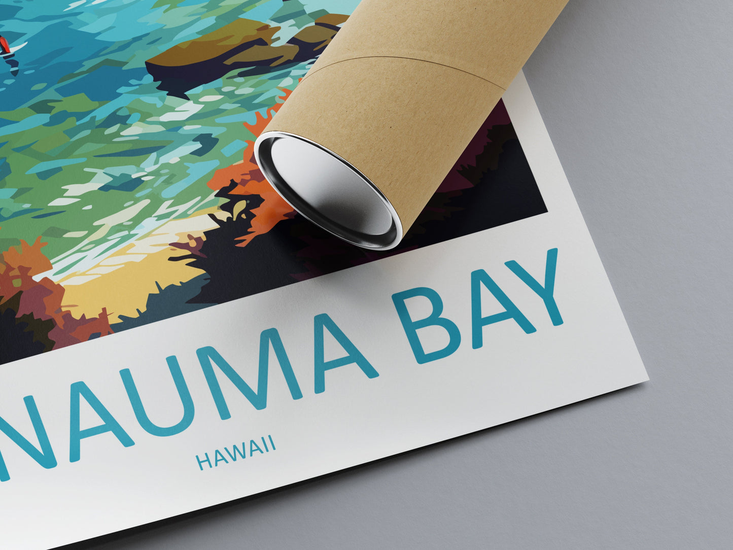 Hanauma Bay Travel Print Wall Art Hanauma Bay Wall Hanging Home Décor Hanauma Bay Gift Art Lovers Hawaii Art Lover Gift Print Artwork