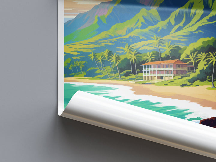 Maui Travel Print Wall Art Maui Wall Hanging Home Décor Maui Gift Art Lovers Hawaii Art Lover Gift Print Artwork