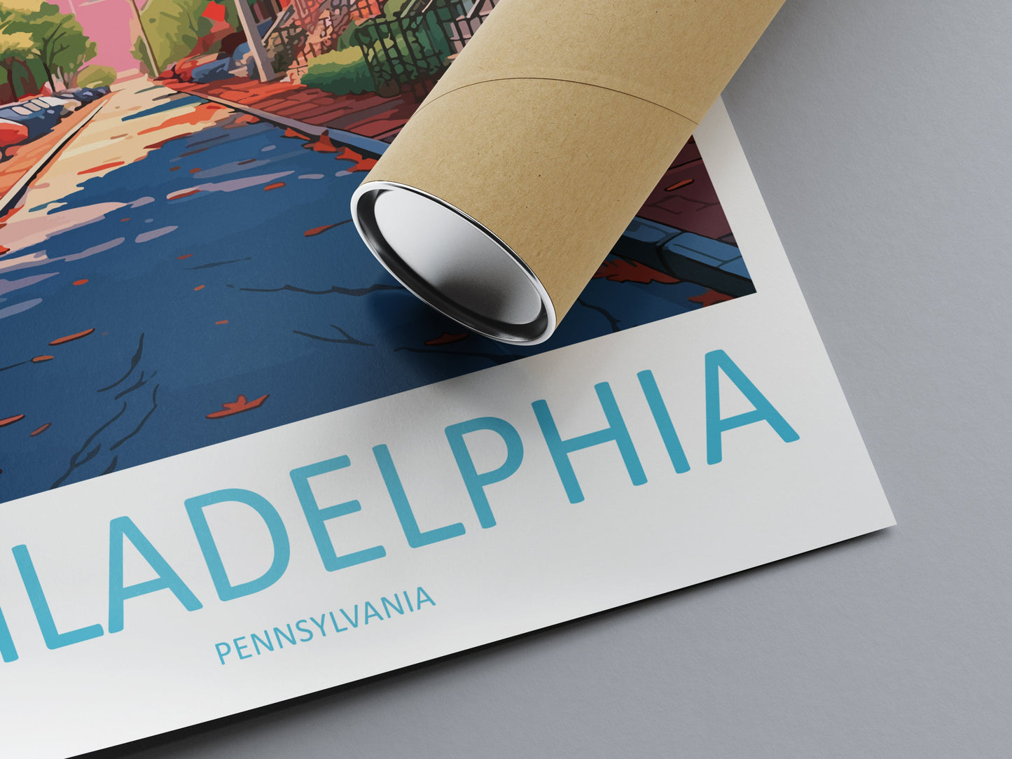 Philadelphia Travel Print Wall Art Philadelphia Wall Hanging Home Décor Philadelphia Gift Art Lovers Pennsylvania Art Lover Travel Poster