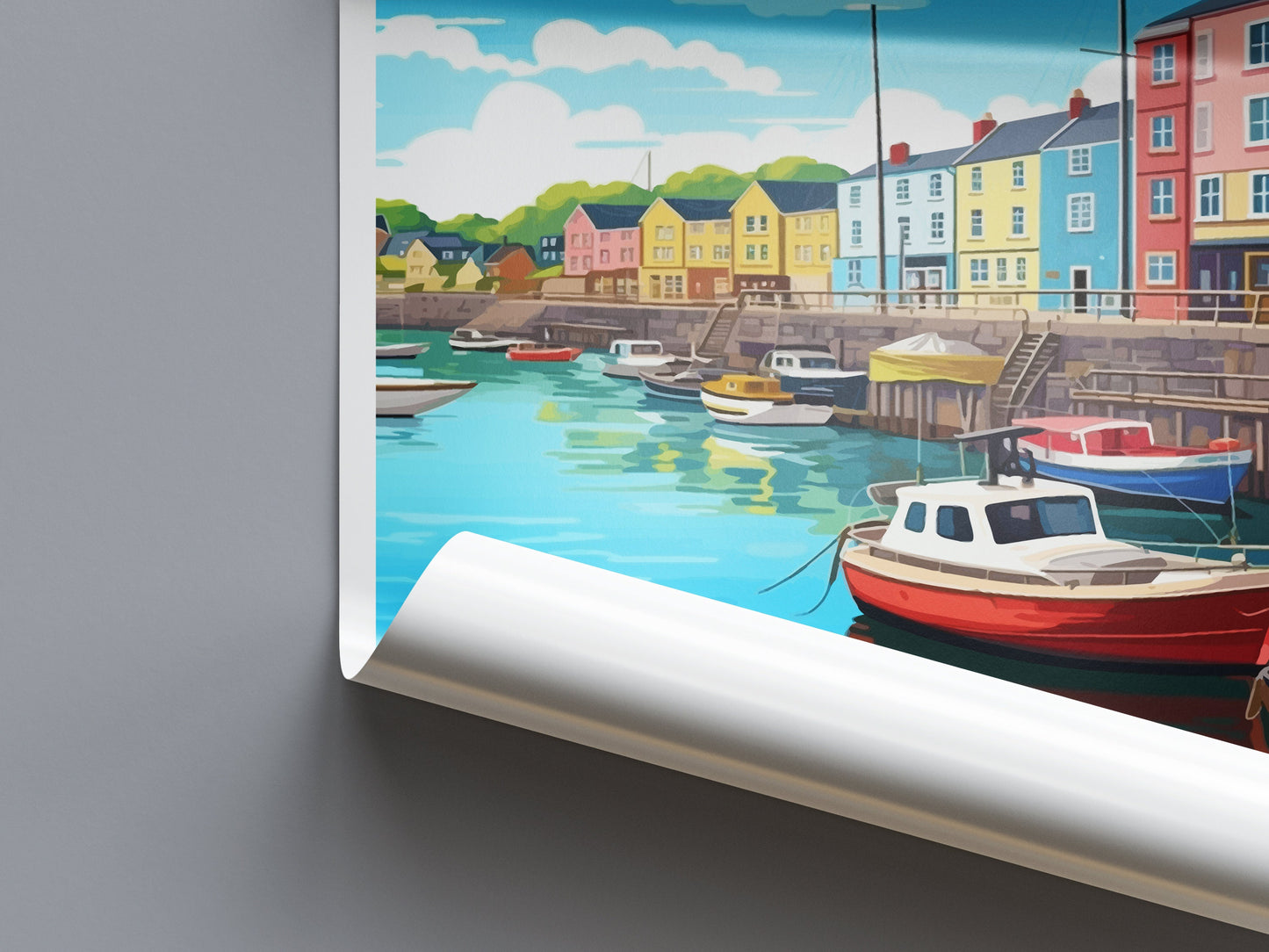 Plymouth Travel Print Wall Art Plymouth Wall Hanging Home Décor Plymouth Gift Art Lovers England Art Lover Gift Plymouth Art Poster