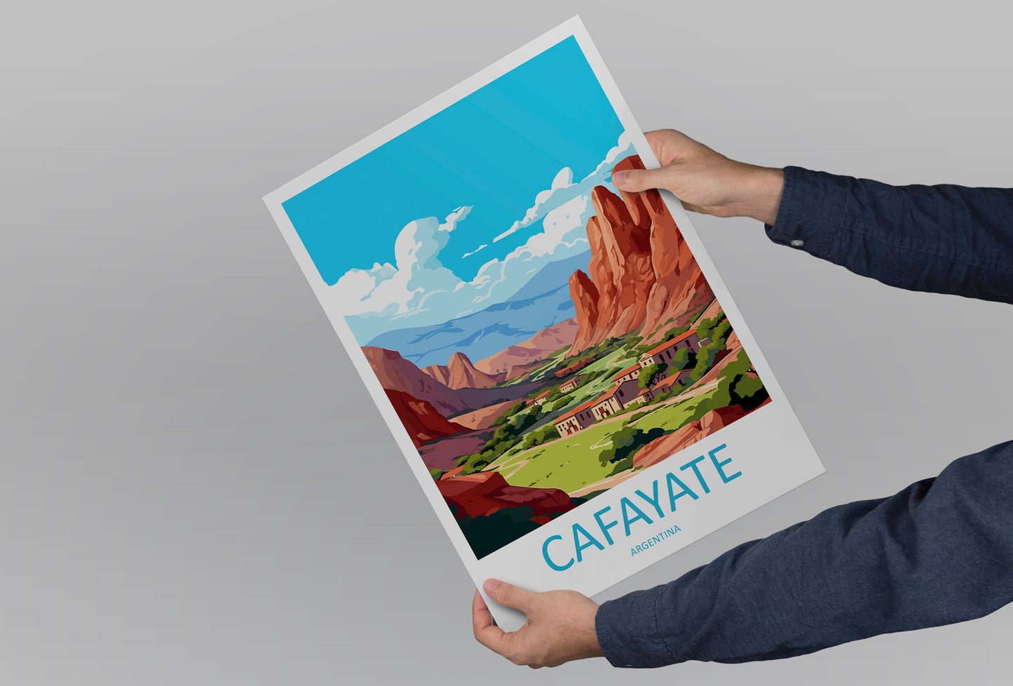 Cafayate Travel Print Wall Art Cafayate Wall Hanging Home Decor Cafayate Gift Art Lovers Wall Art Print Art Cafayate Wall Print