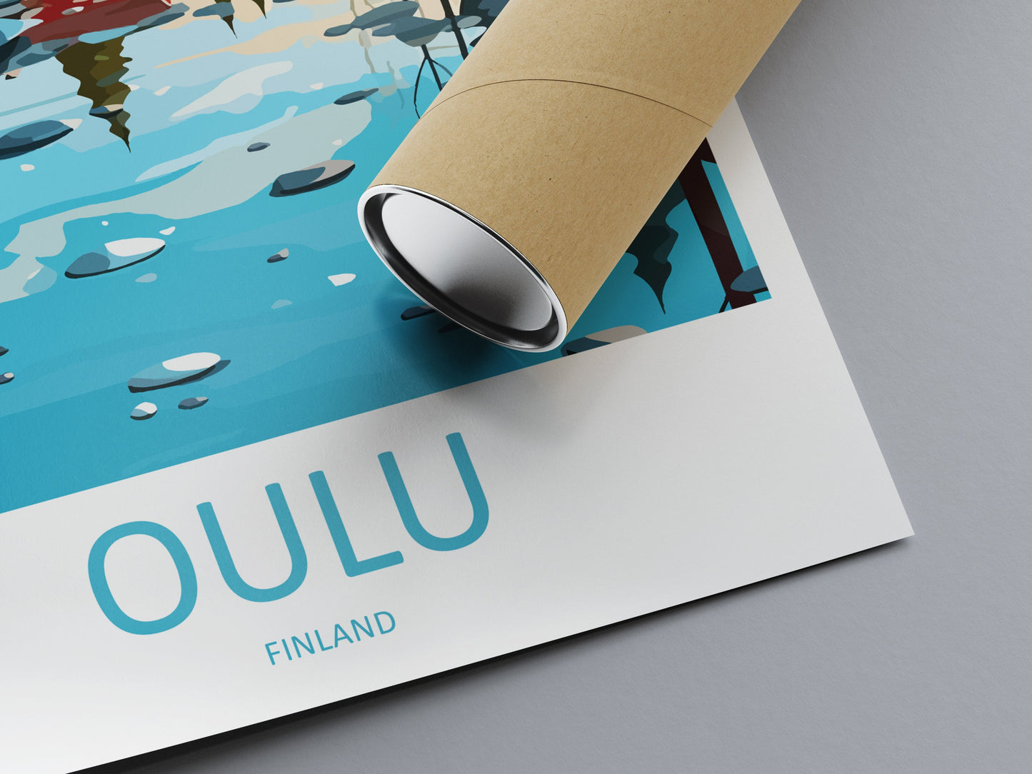 Oulu Travel Print Wall Art Oulu Wall Hanging Home Decor Oulu Gift Art Lovers Wall Art Print Art Finland Wall Print