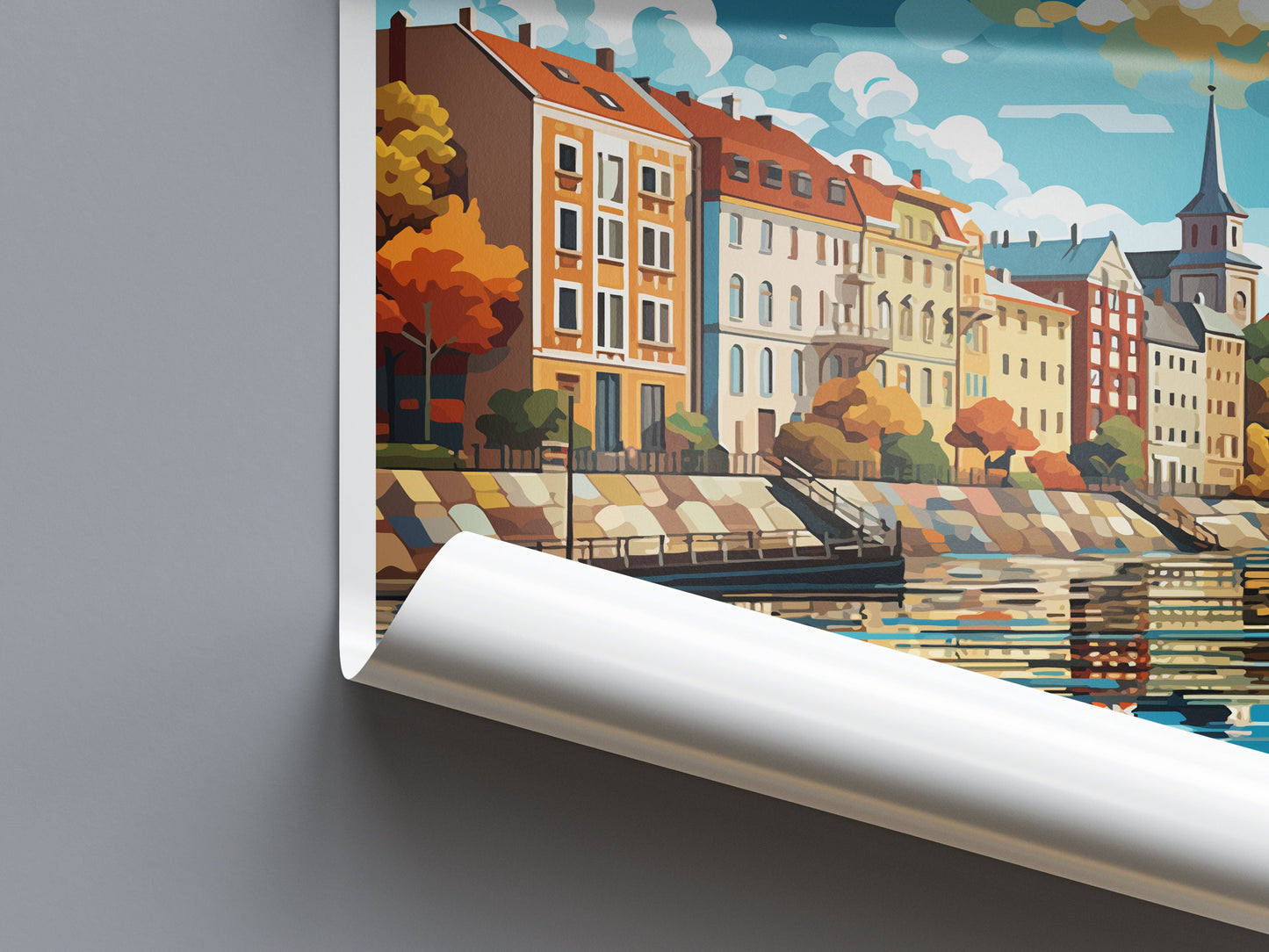 Kuopio Travel Print Wall Art Kuopio Wall Hanging Home Decor Kuopio Gift Art Lovers Wall Art Print Art Finland Wall Print