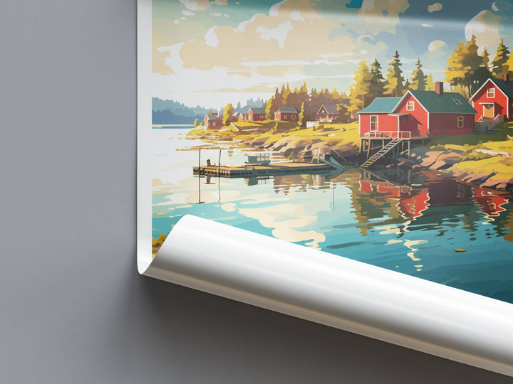 Aland Islands Travel Print Wall Art Aland Islands Wall Hanging Home Decor Aland Islands Gift Art Lovers Wall Art Print Art Finland Wall Art